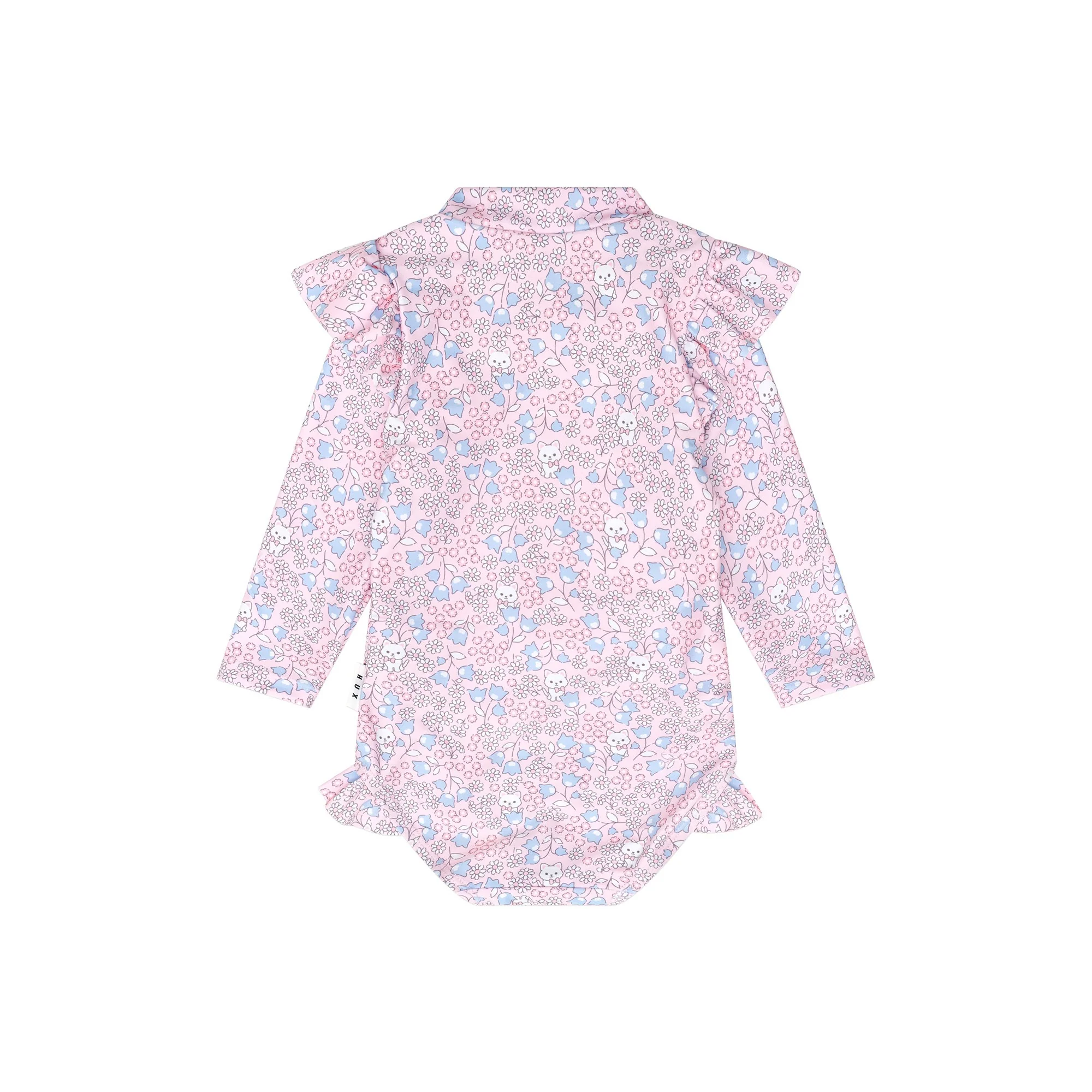 Bluebell Floral Zip Swimsuit - Image 3