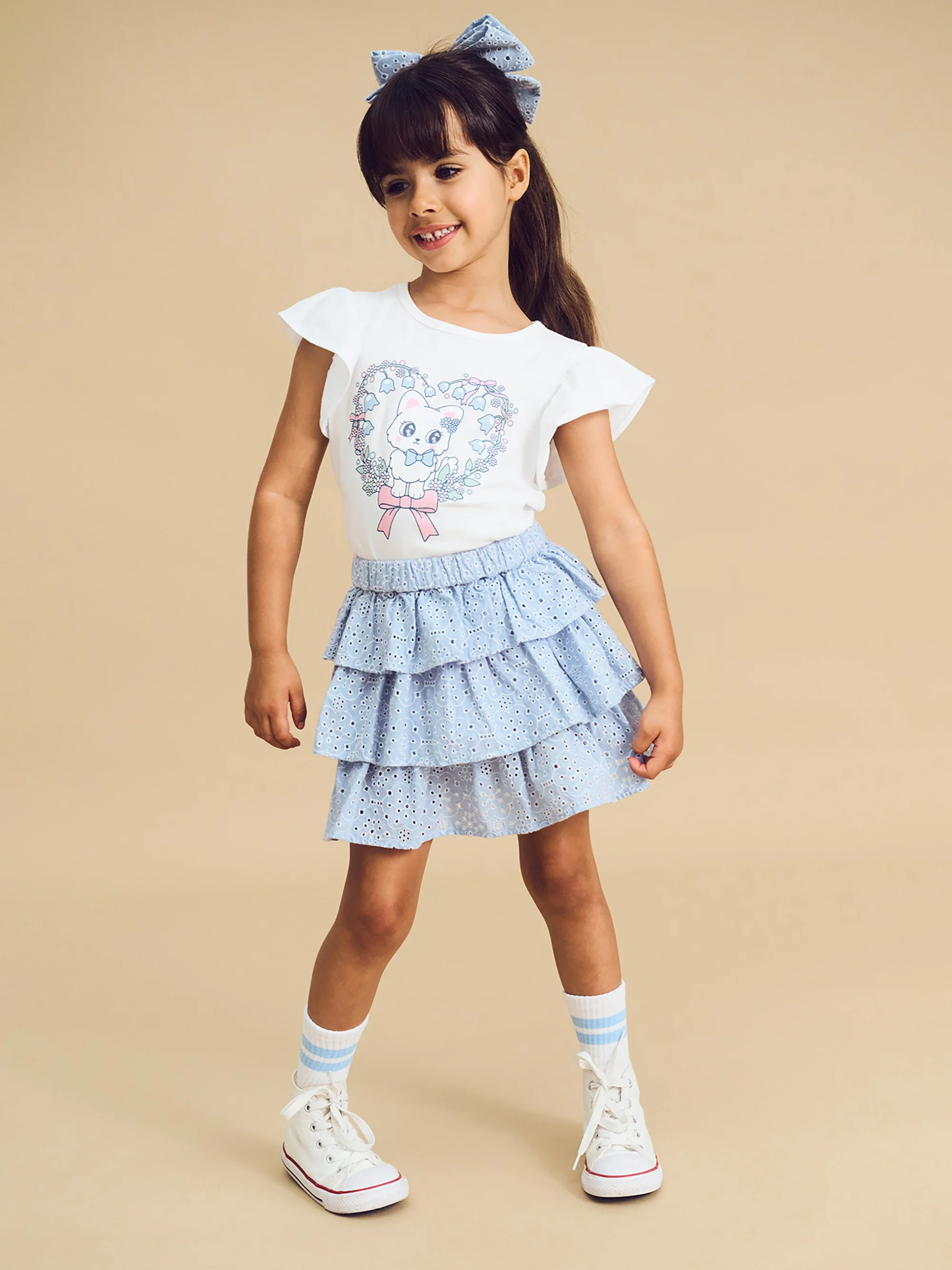 Broderie Frill Skirt - Image 2