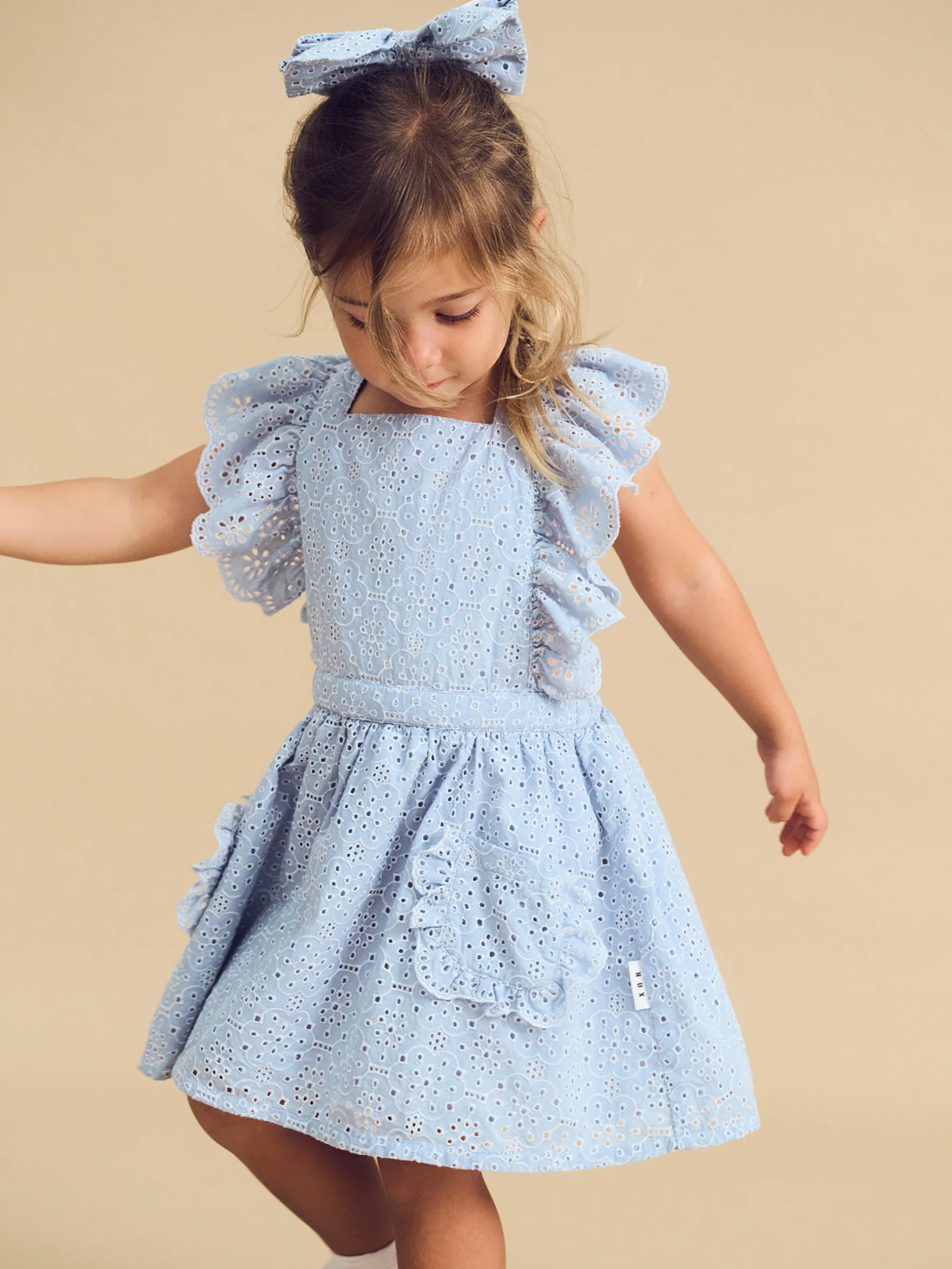 Broderie Ruffle Dress - Image 2