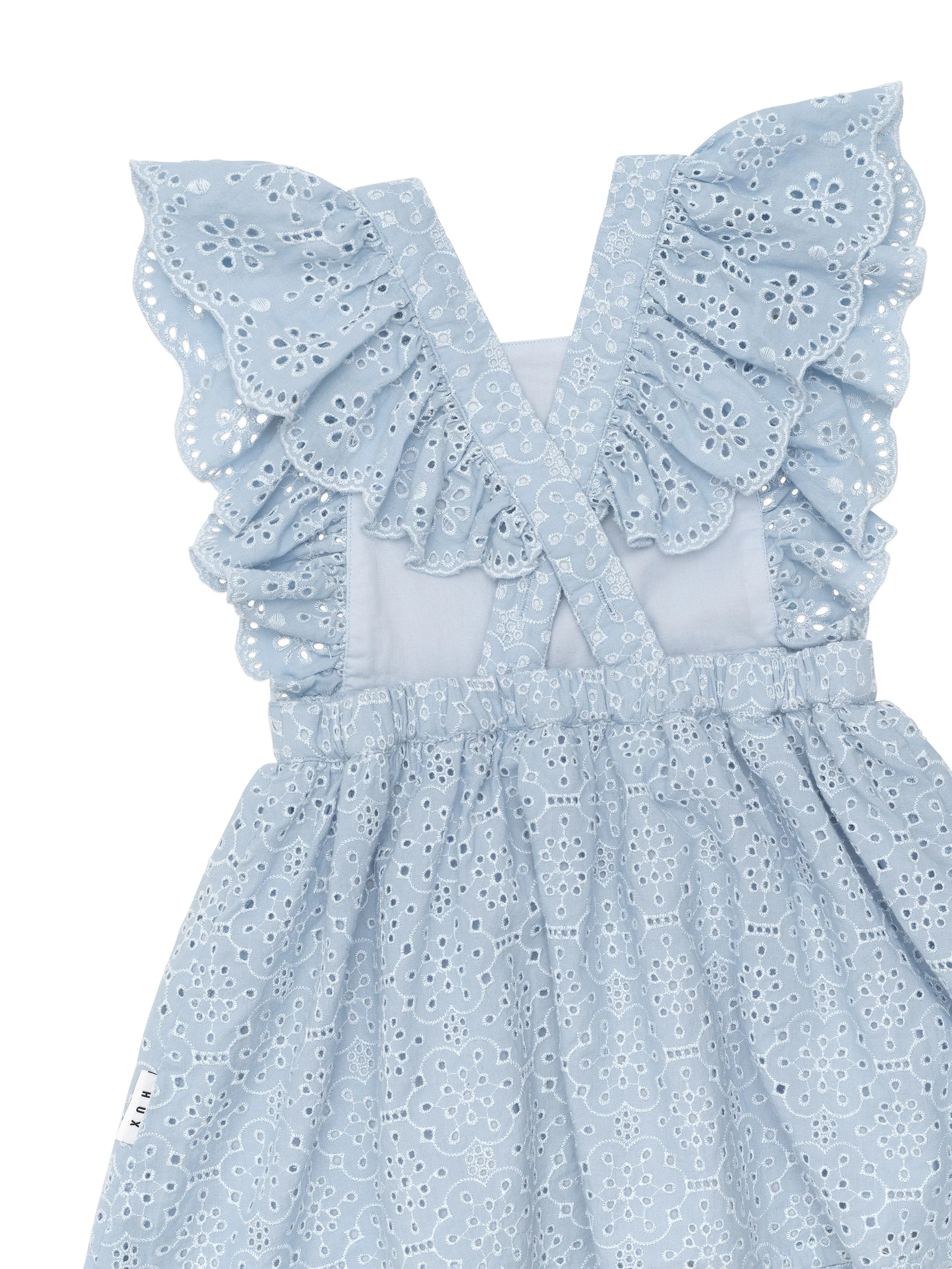 Broderie Ruffle Dress - Image 4