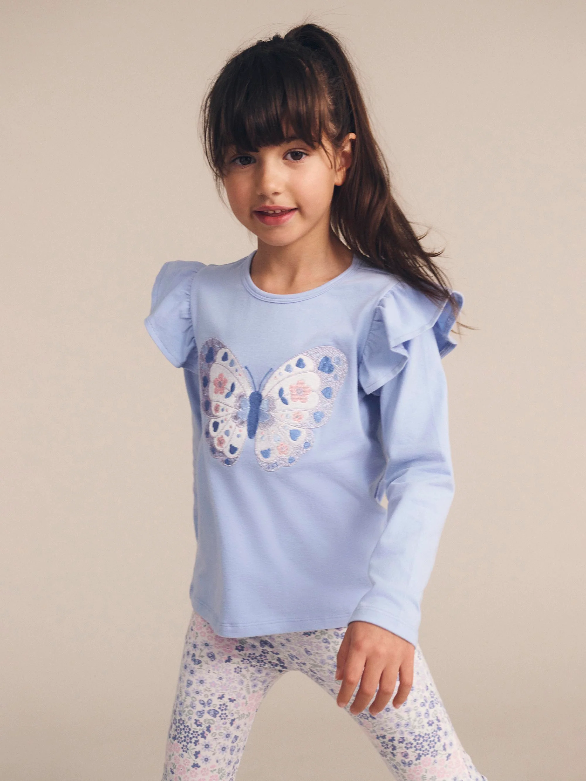 Huxbaby Butterfly Frill Top - Image 3