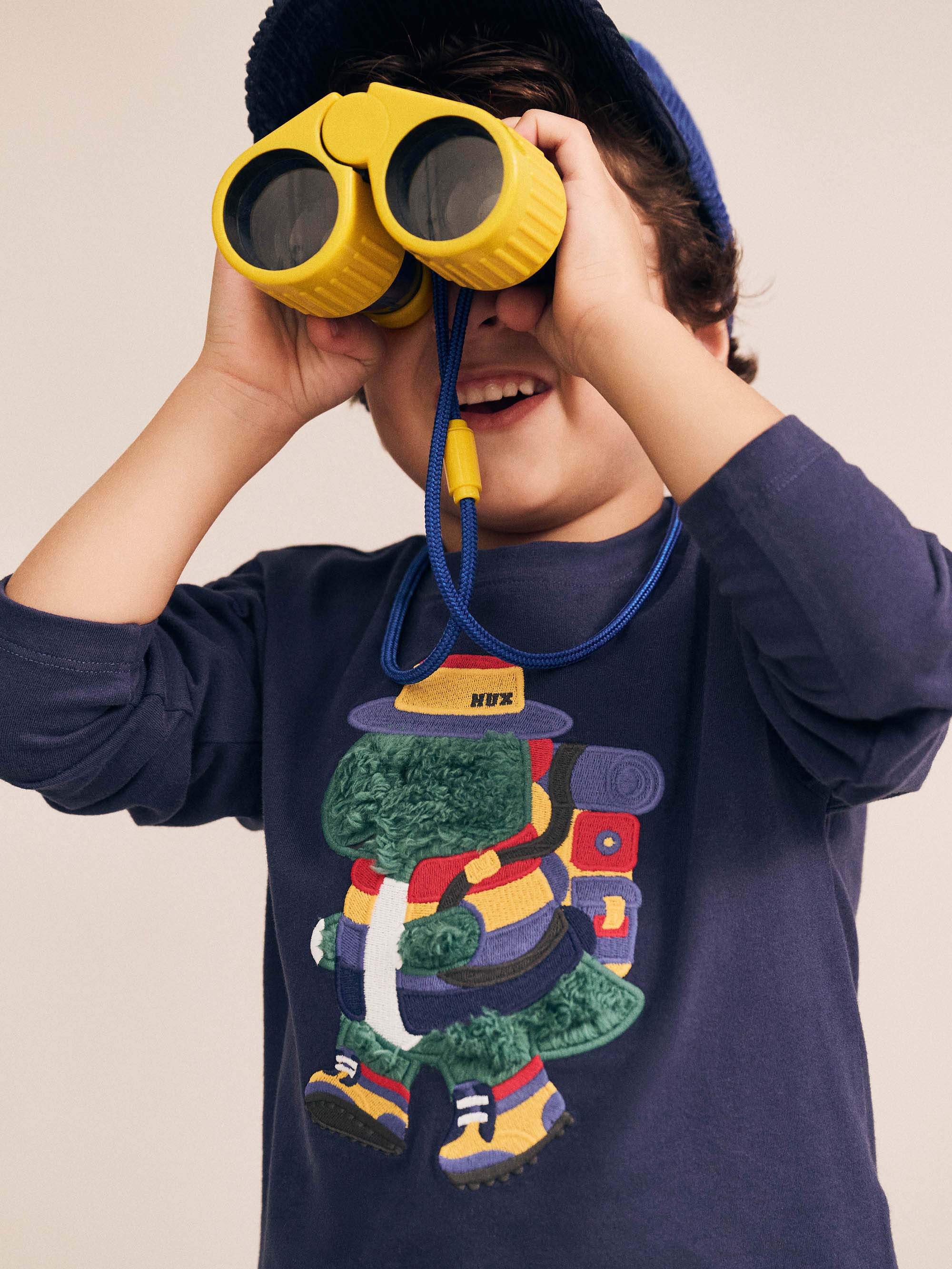Camping Dino Drop Sleeve Top - Image 2