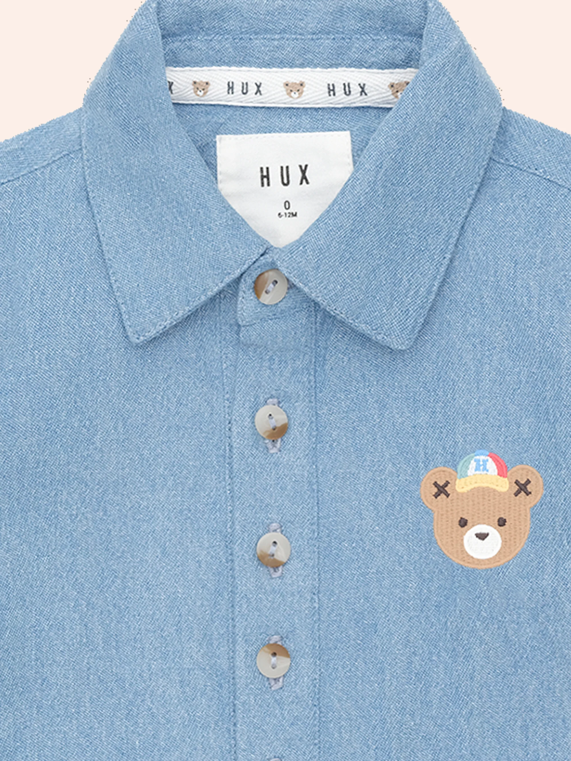 Huxbaby Chambray Hux Shirt - Image 3