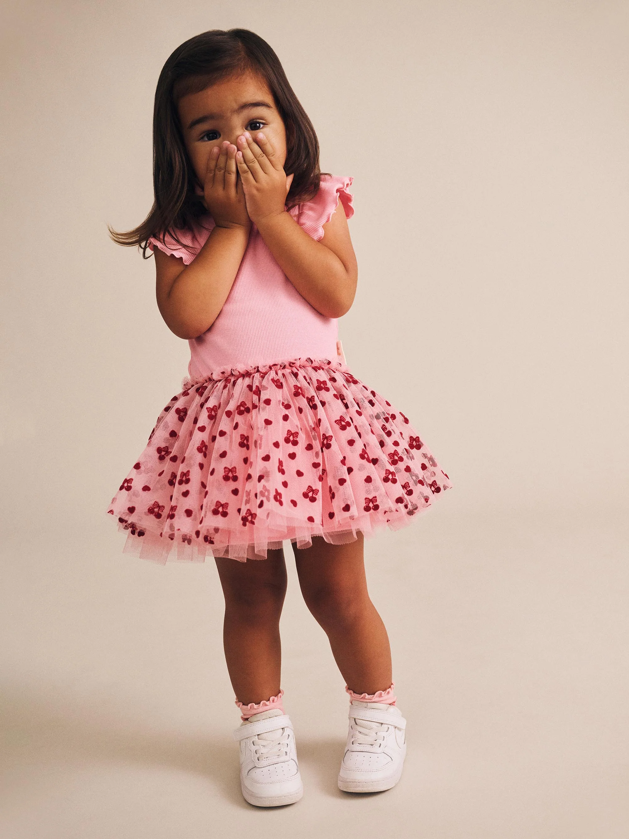 Cherry Pie Rib Tulle Dress - Image 4