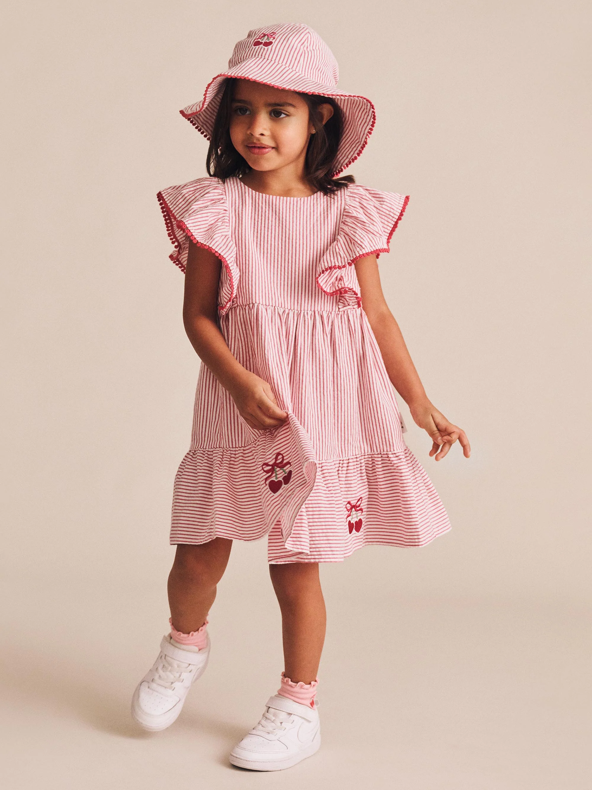 Cherry Pie Stripe Dress - Image 4