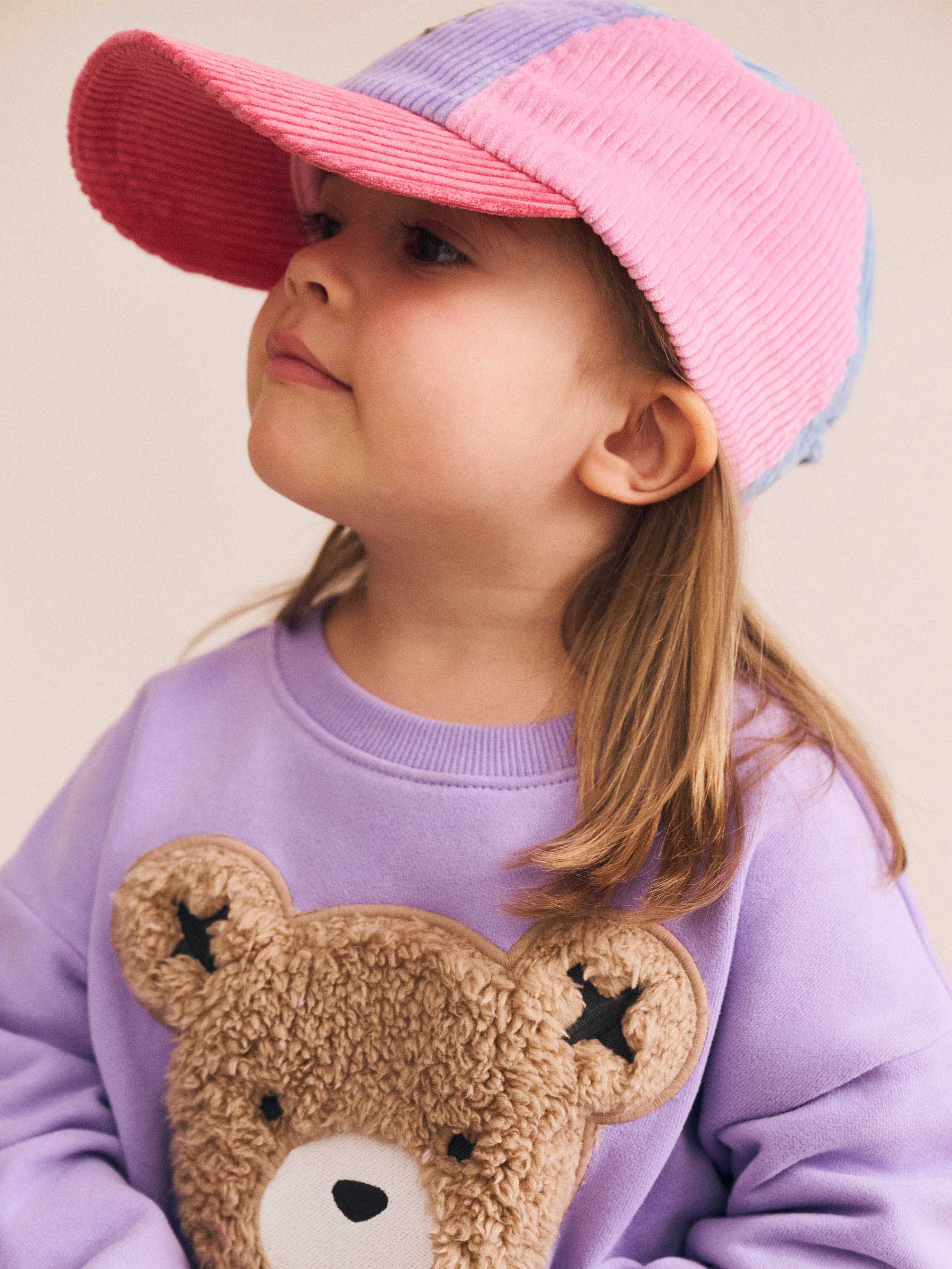 Colour Block Cord Panel Cap - Image 3