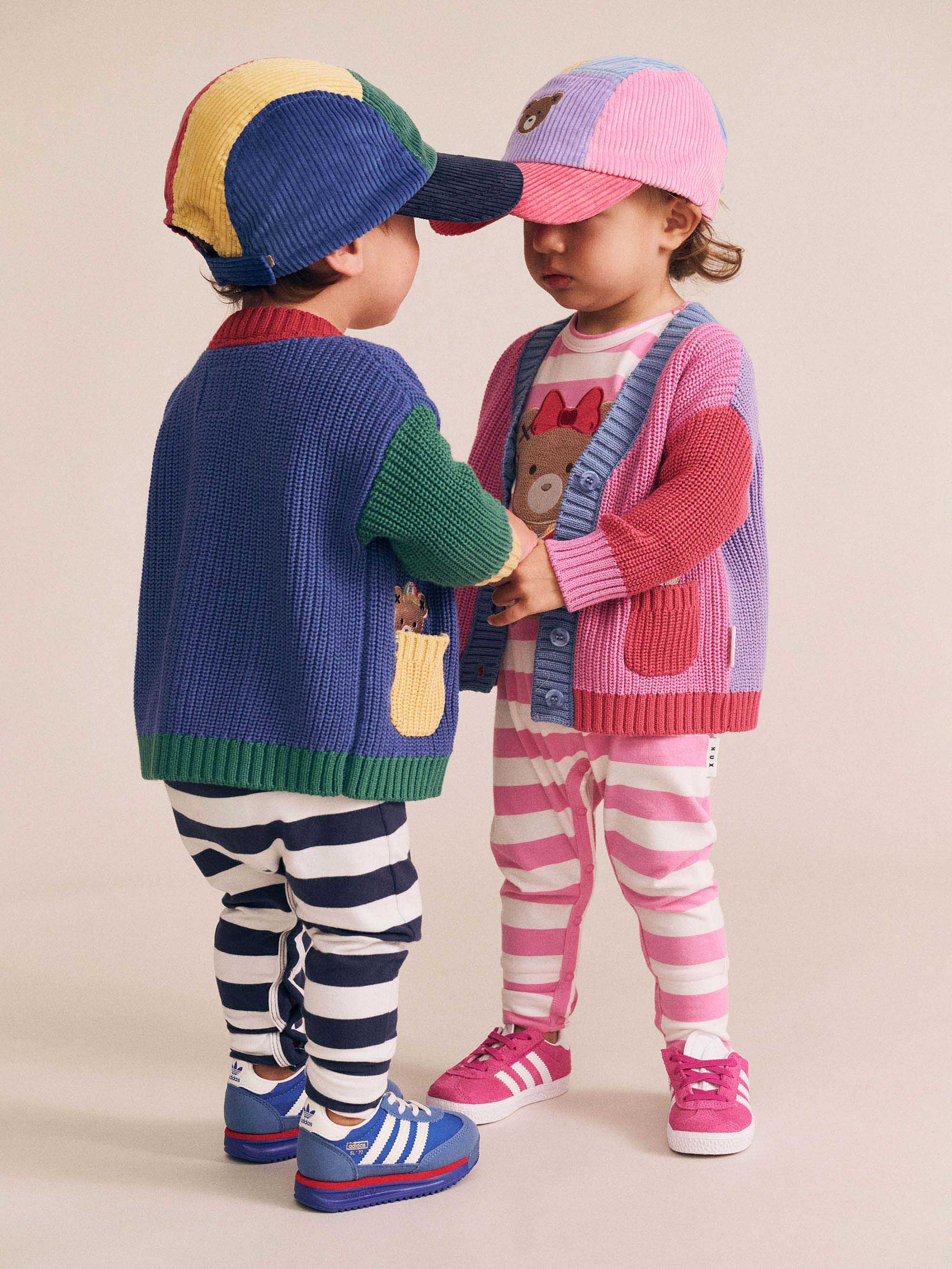 Colour Block Varsity Hux Cardi - Image 4