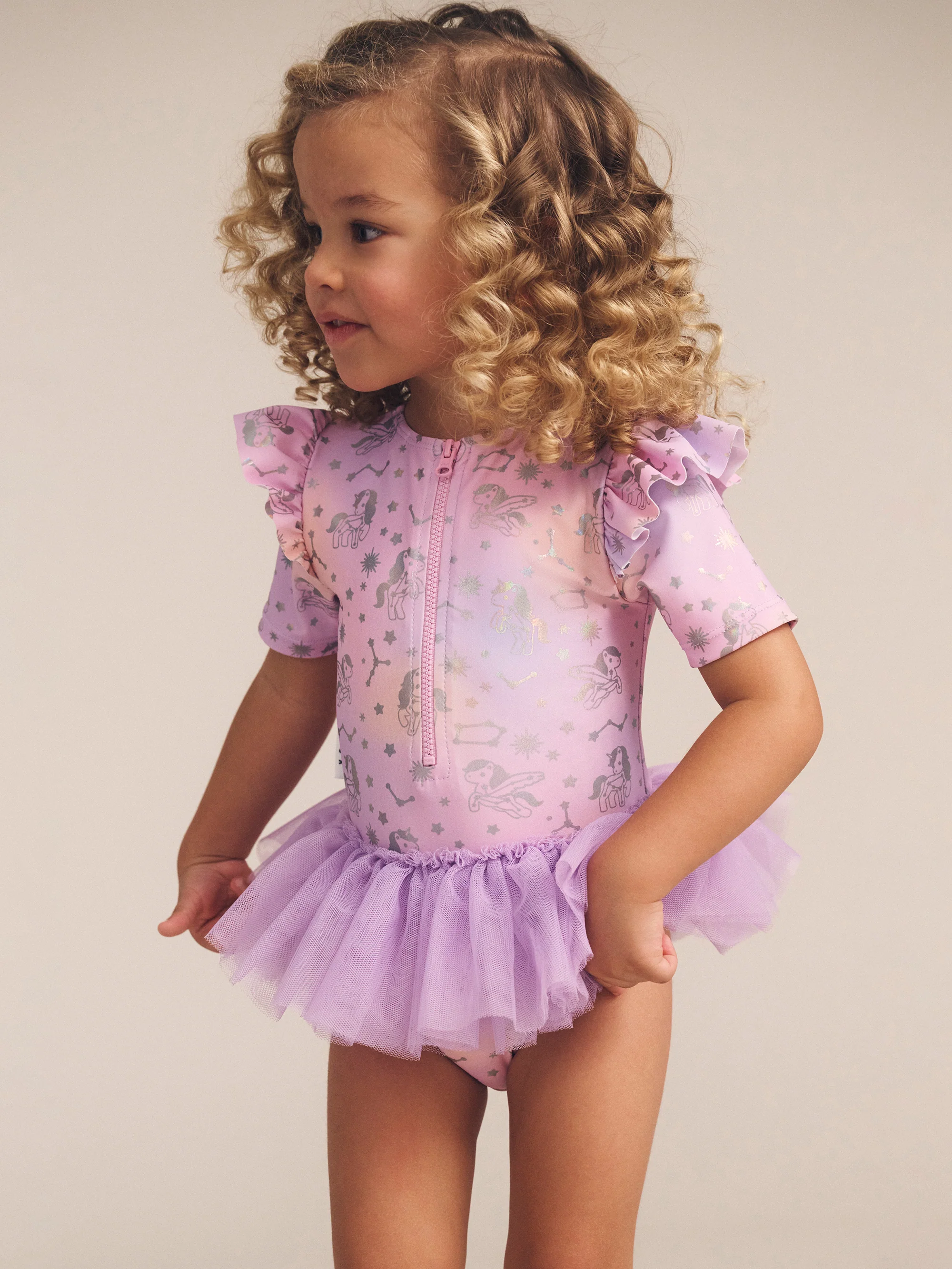 Huxbaby Cosmic Unicorn Ballet Swimsuit - Image 2