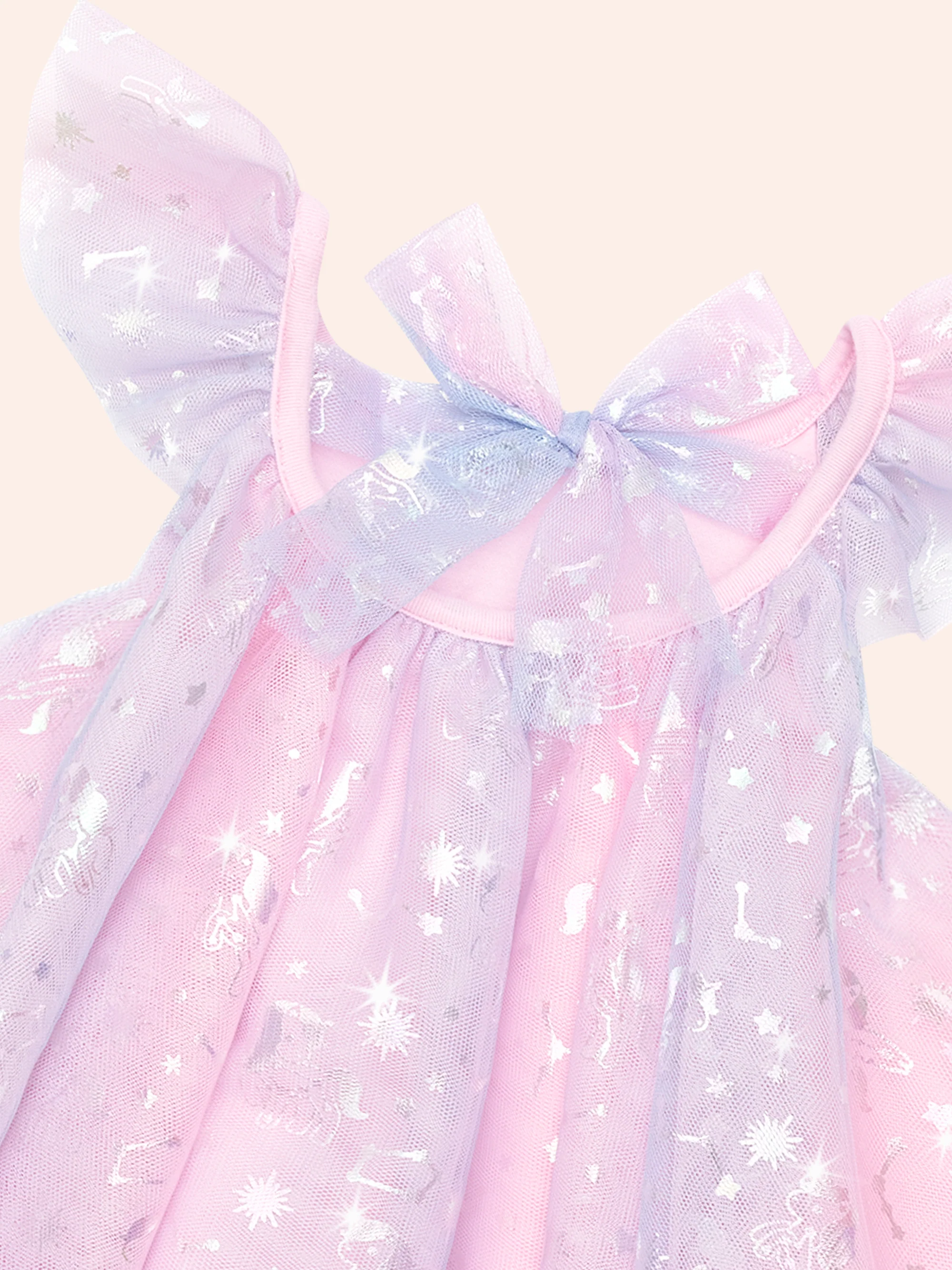 Huxbaby Cosmic Unicorn Frill Tulle Dress - Image 4