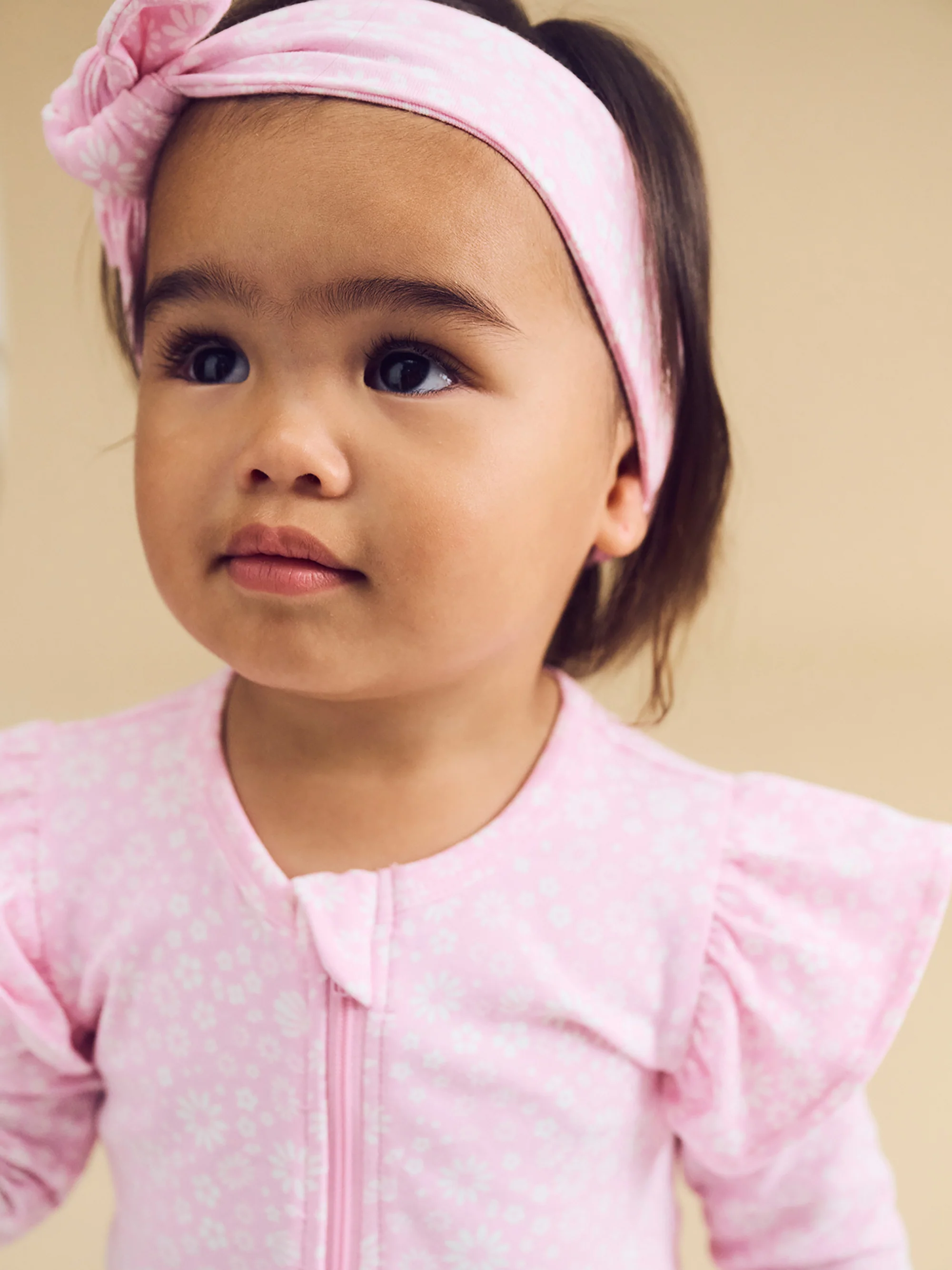 Daisy Seashell Frill Romper - Lilac Mist - Image 3