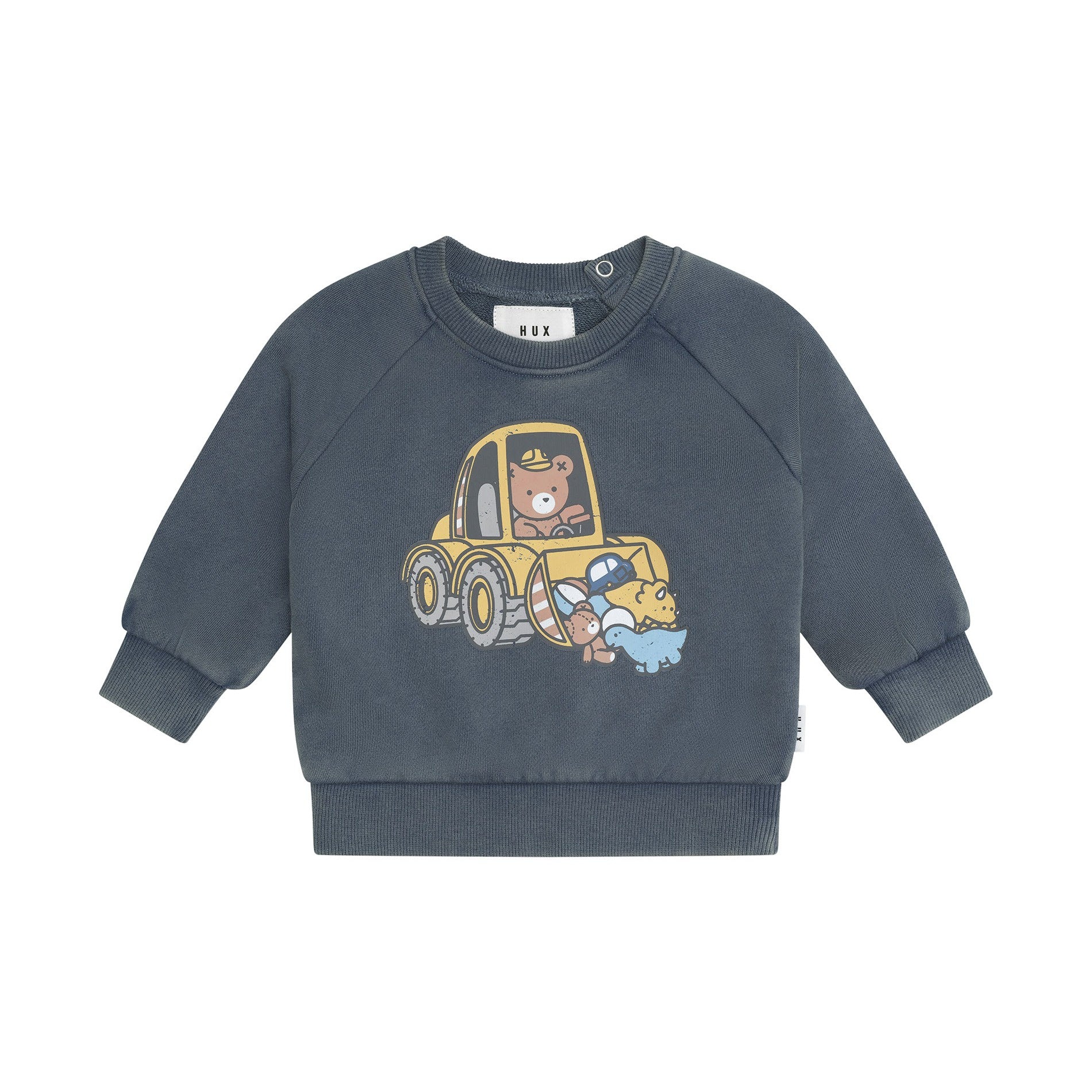 Digger Hux Sweatshirt - Washed Navy