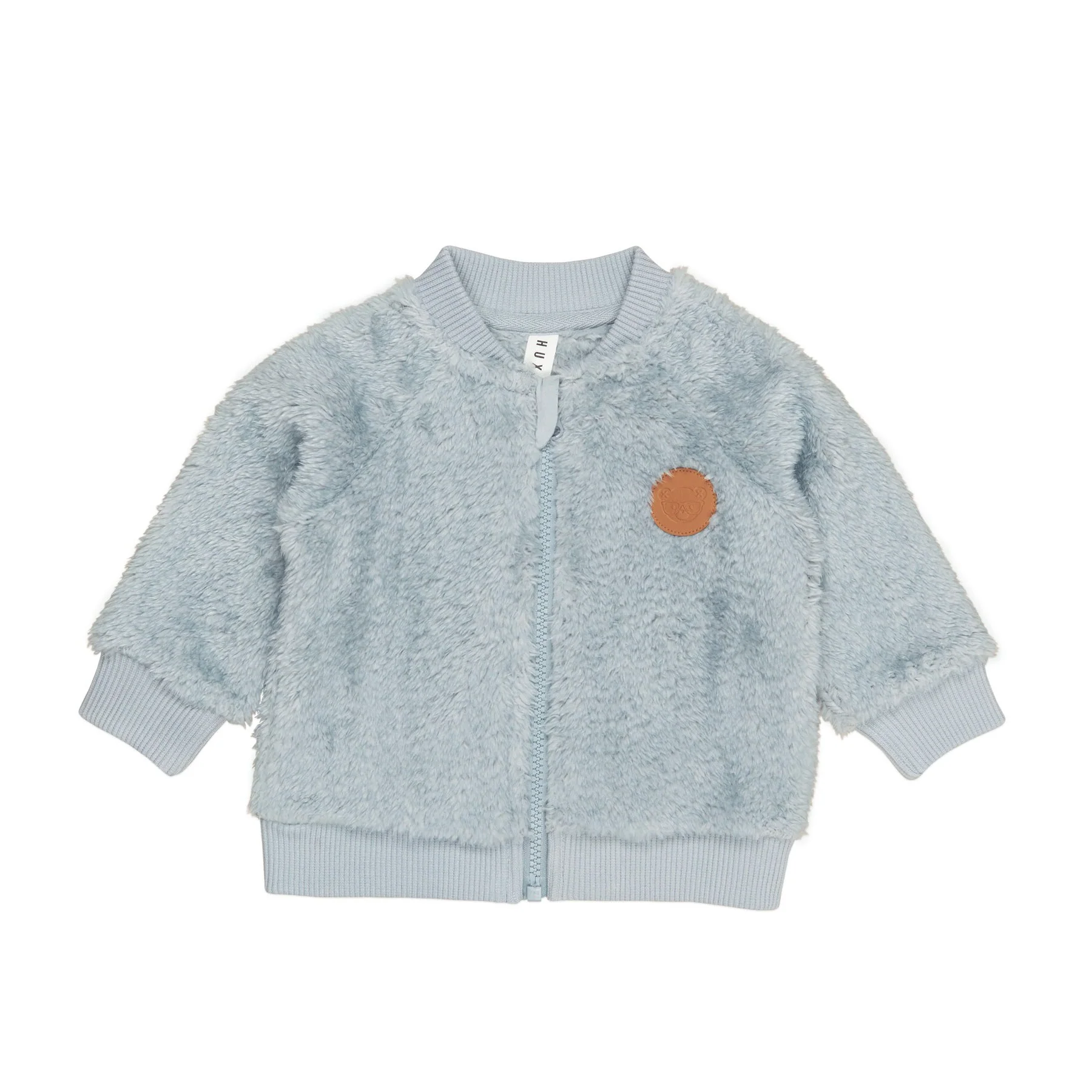 Dino Star Fur Jacket - Dusty Blue