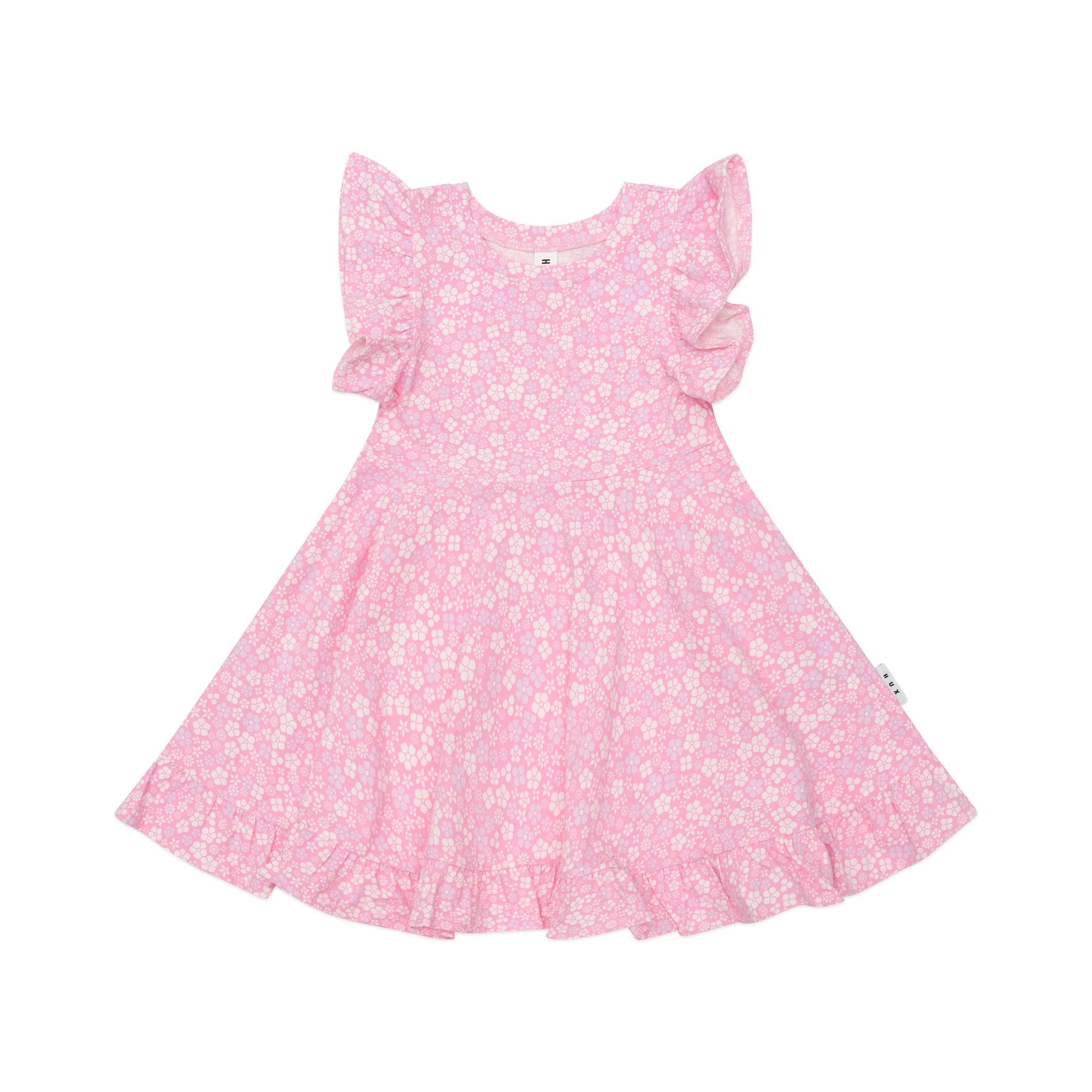 Huxbaby Ditsy Floral Frill Swing Dress