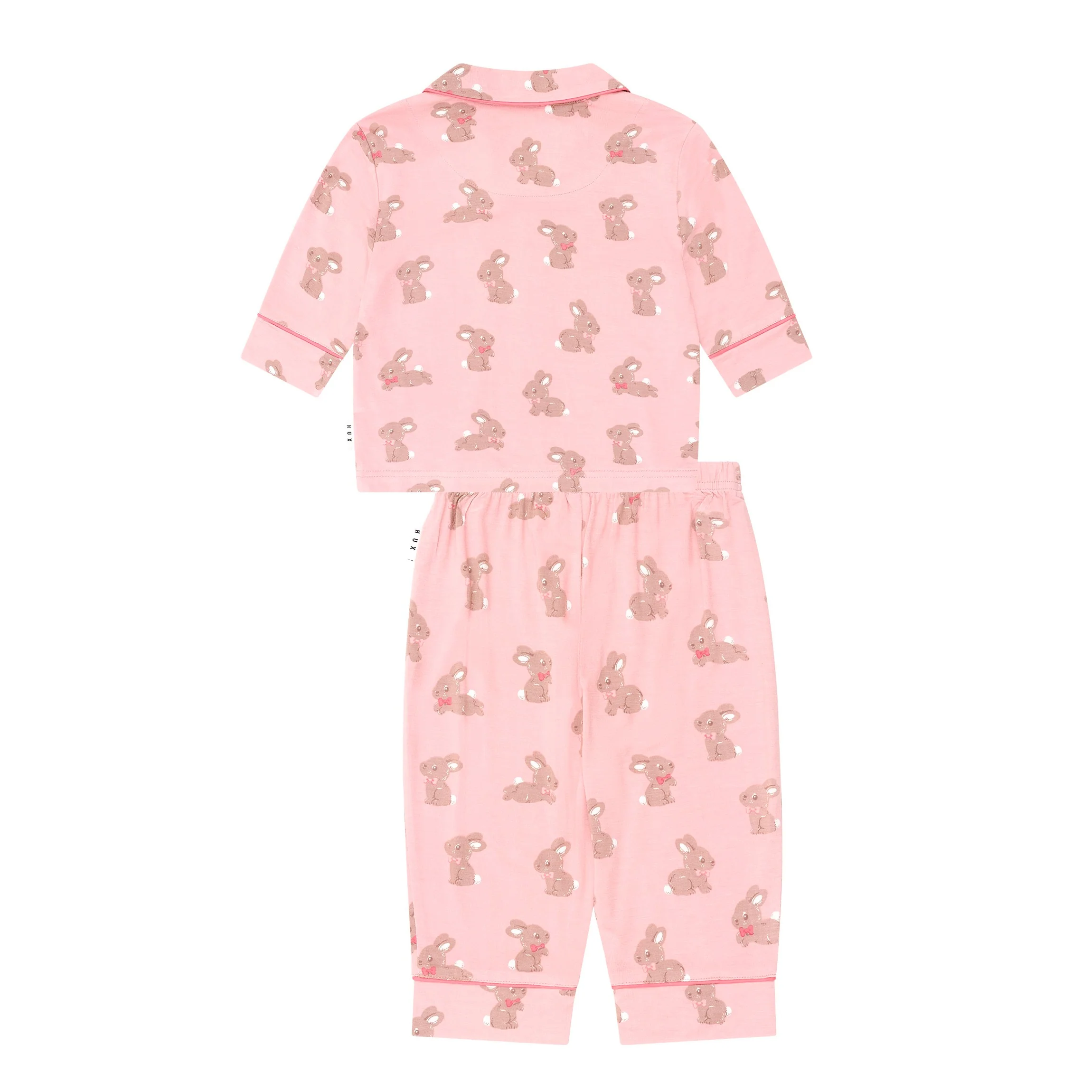 Dusty Pink Bunny Pj Set - Image 6