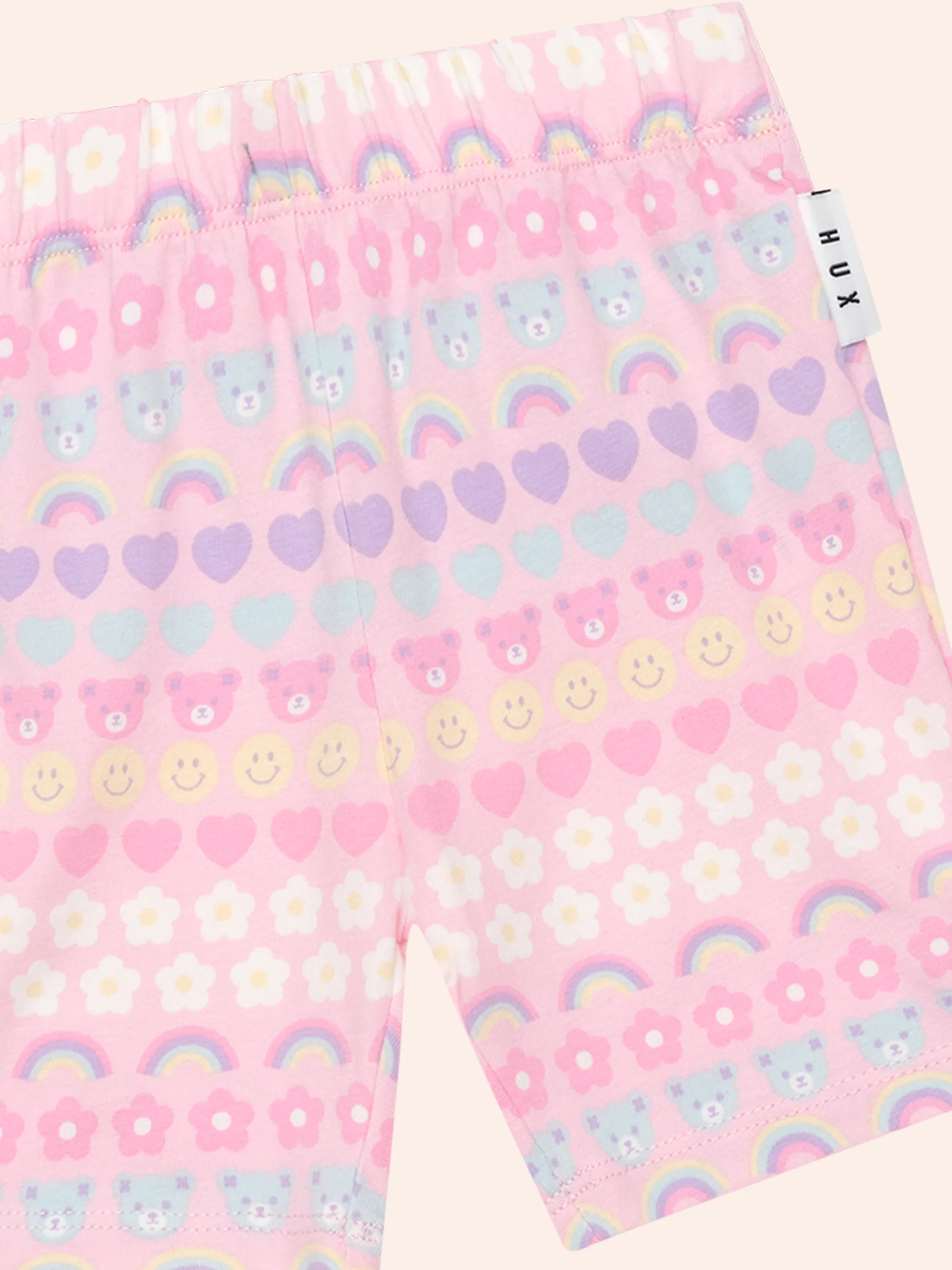 Huxbaby Emoji Rainbow Bike Short - Image 5