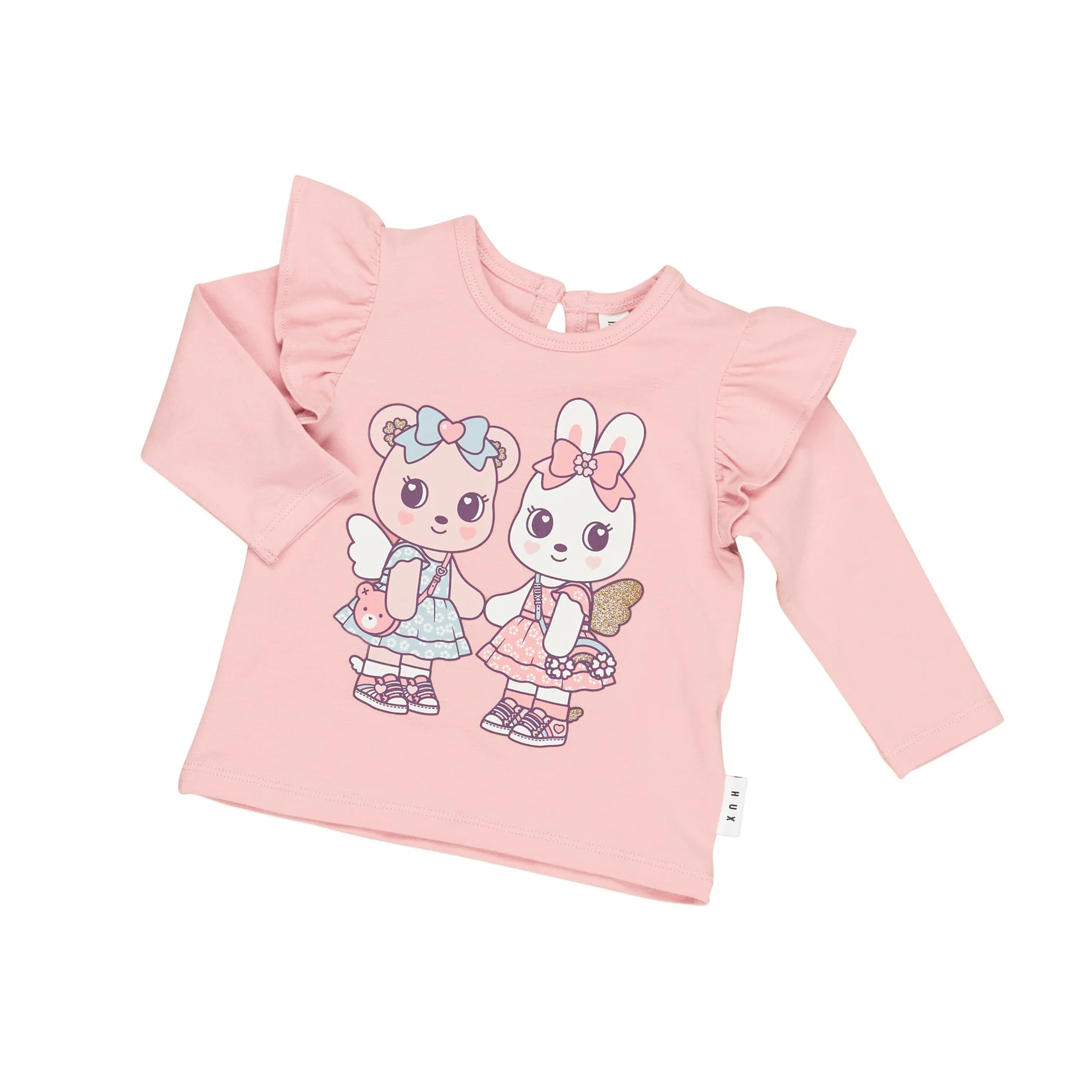 Fairy Friends Frill Top - Dusty Rose - Image 4
