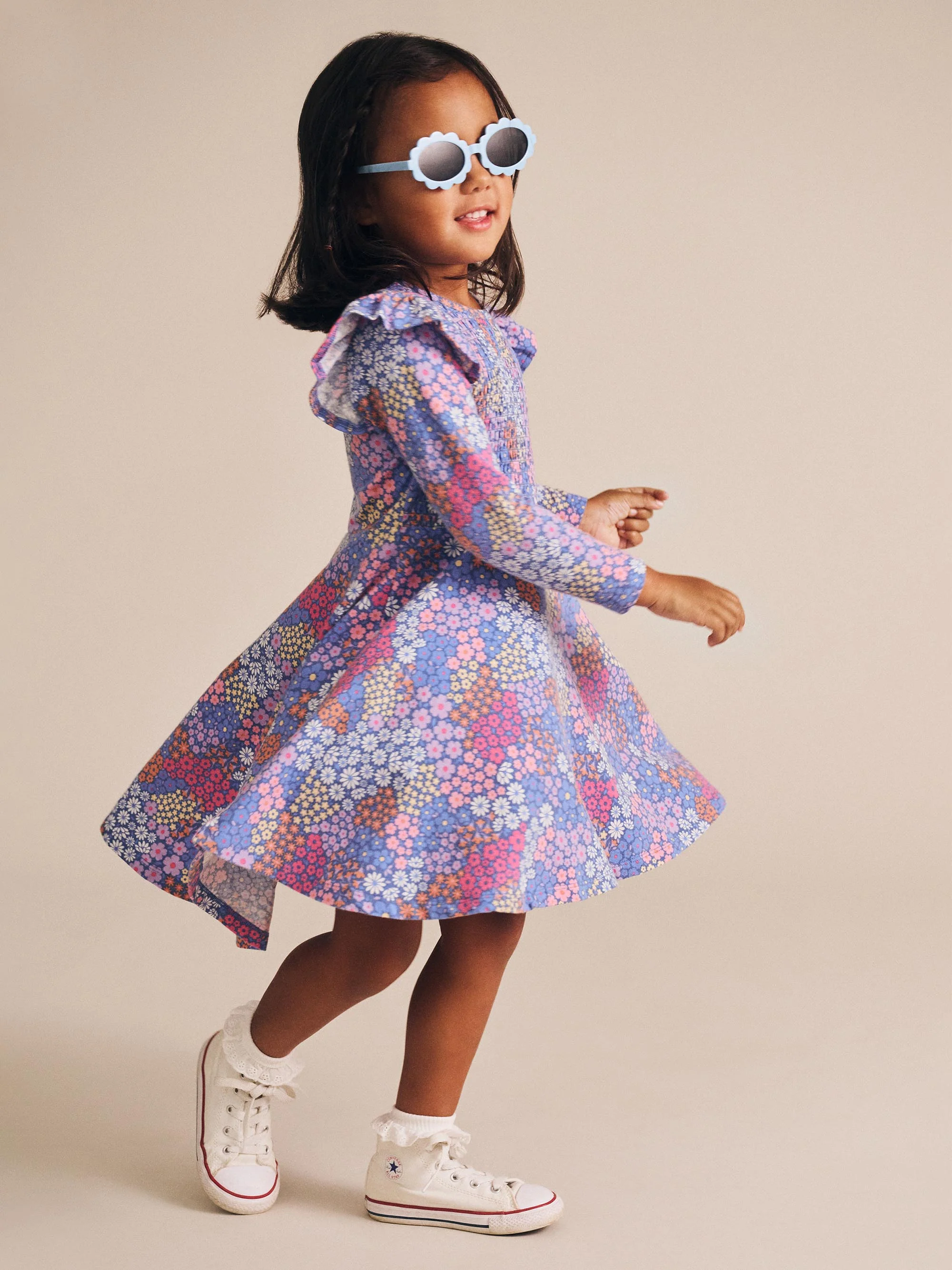 Floral Bloom Twirly Dress - Image 2