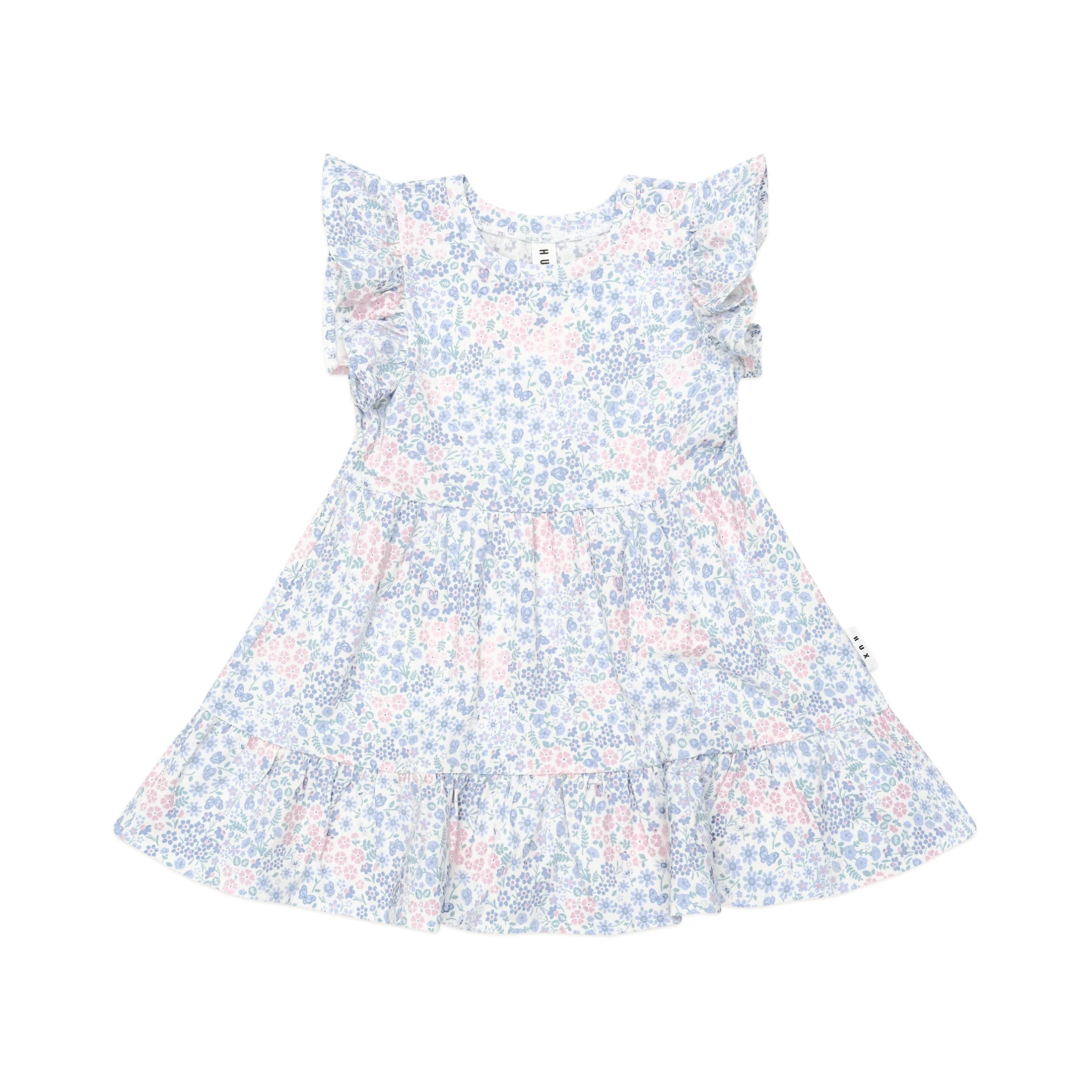 Huxbaby Flower Garden Tier Dress