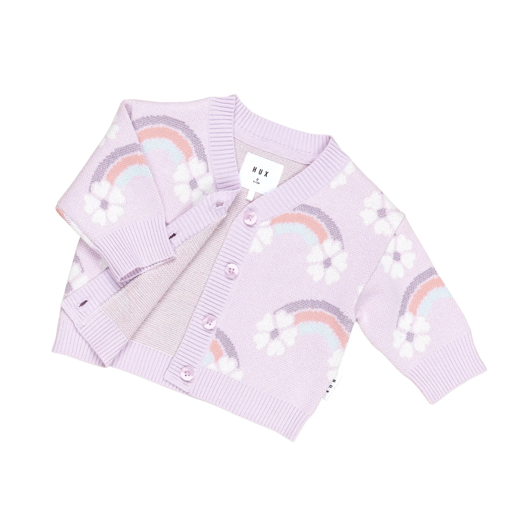Flowerbow Boxy Cardi - Bright Orchid - Image 3