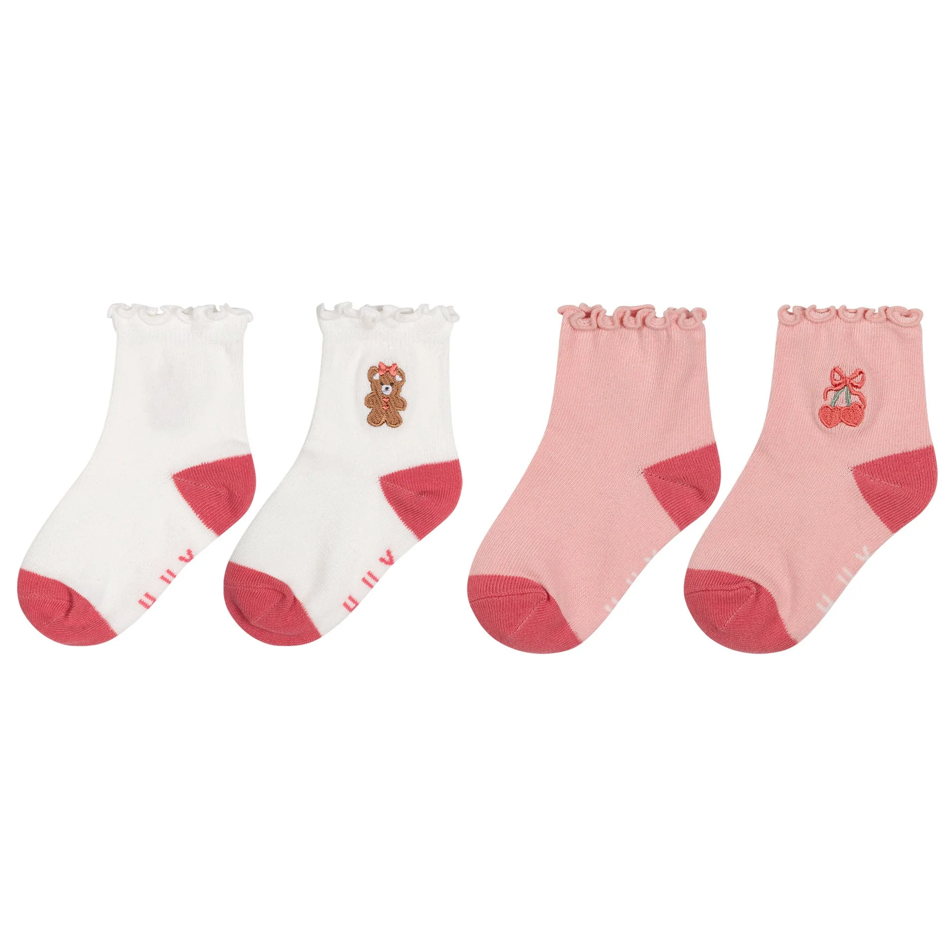 Frilly Festive Socks 2Pk