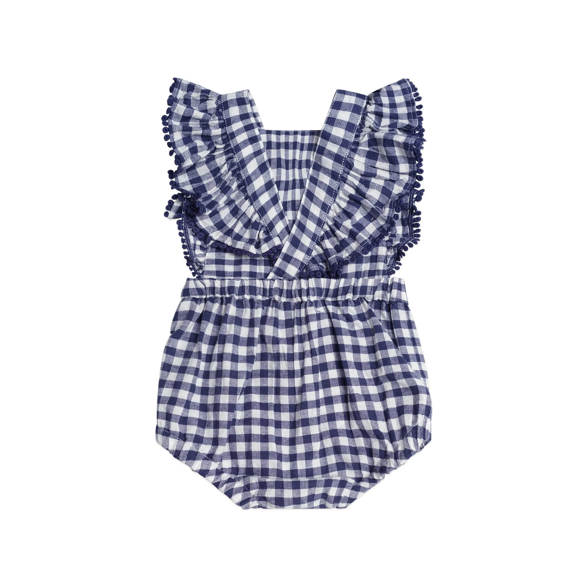 Frilly Playsuit Cherry Pie Check - Image 3