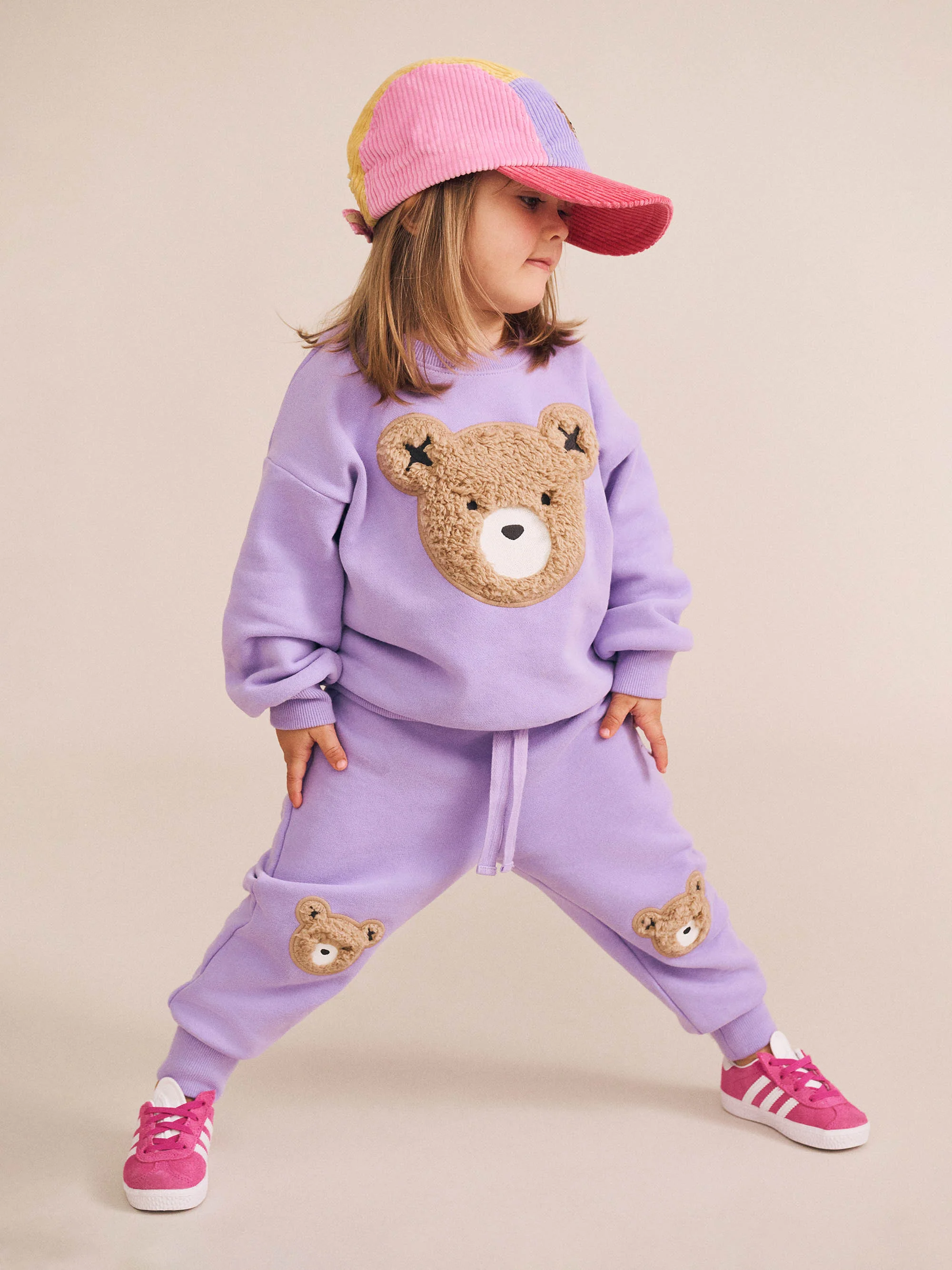 Furry Huxbear Sweatshirt - Violet - Image 2