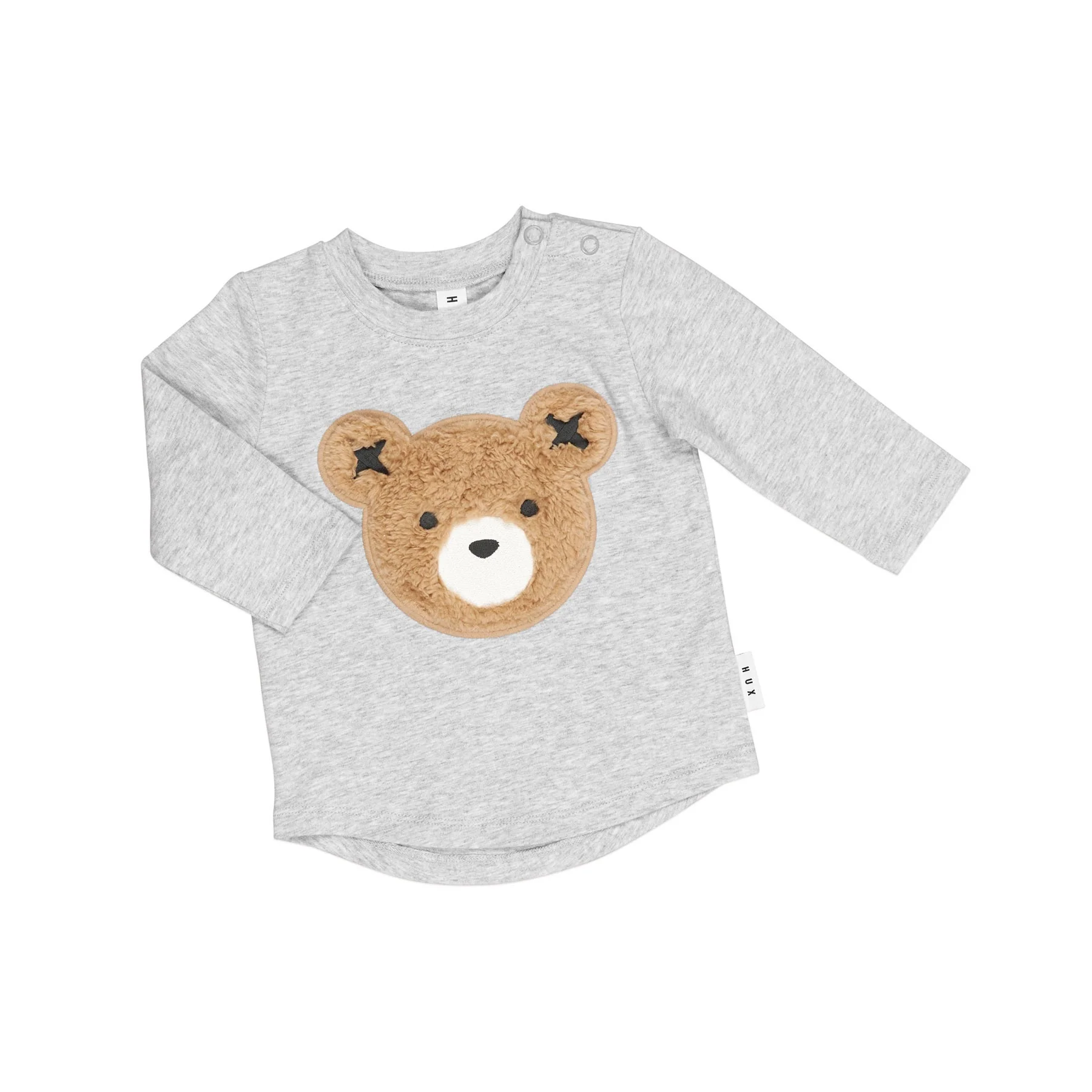 Furry Huxbear Top - Grey Marle - Image 3
