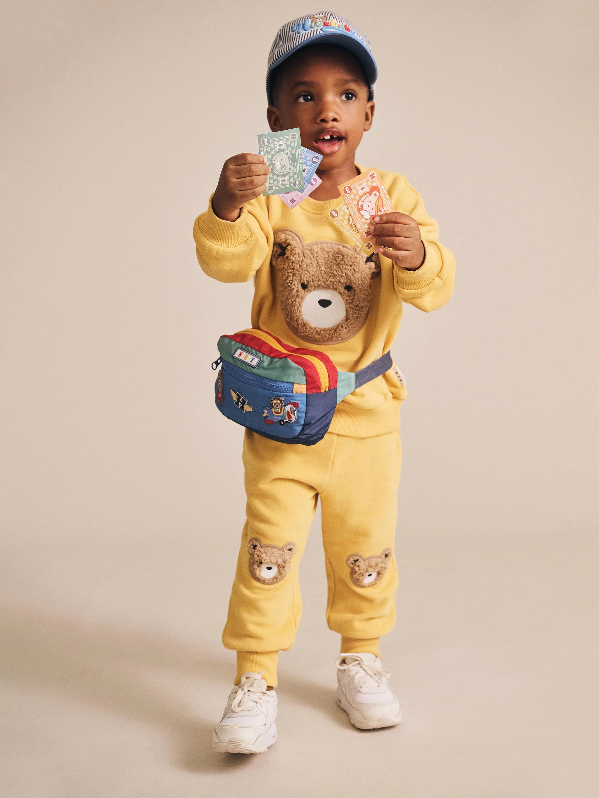 Huxbaby Furry Huxbear Track Pants Sun - Image 3