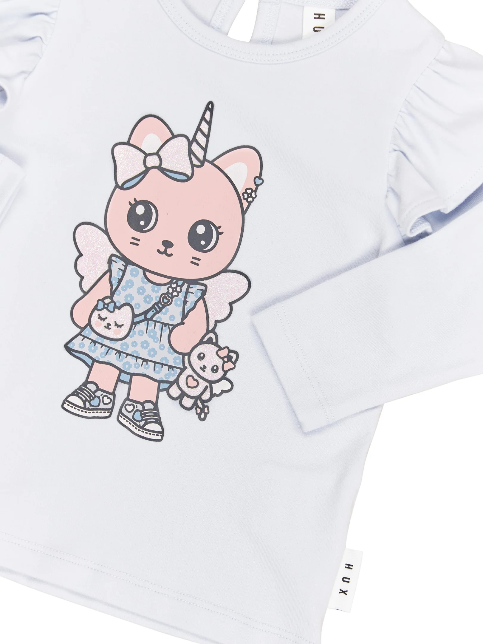Glitter Caticorn Frill Top - Frozen - Image 3
