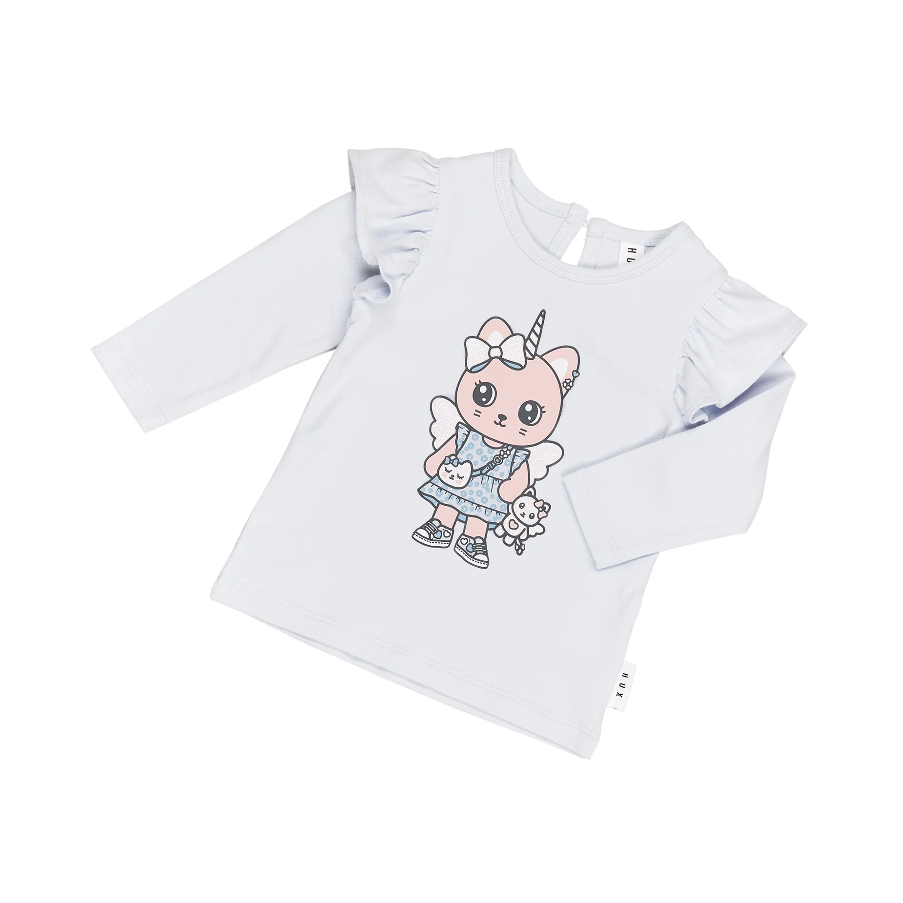 Glitter Caticorn Frill Top - Frozen - Image 5