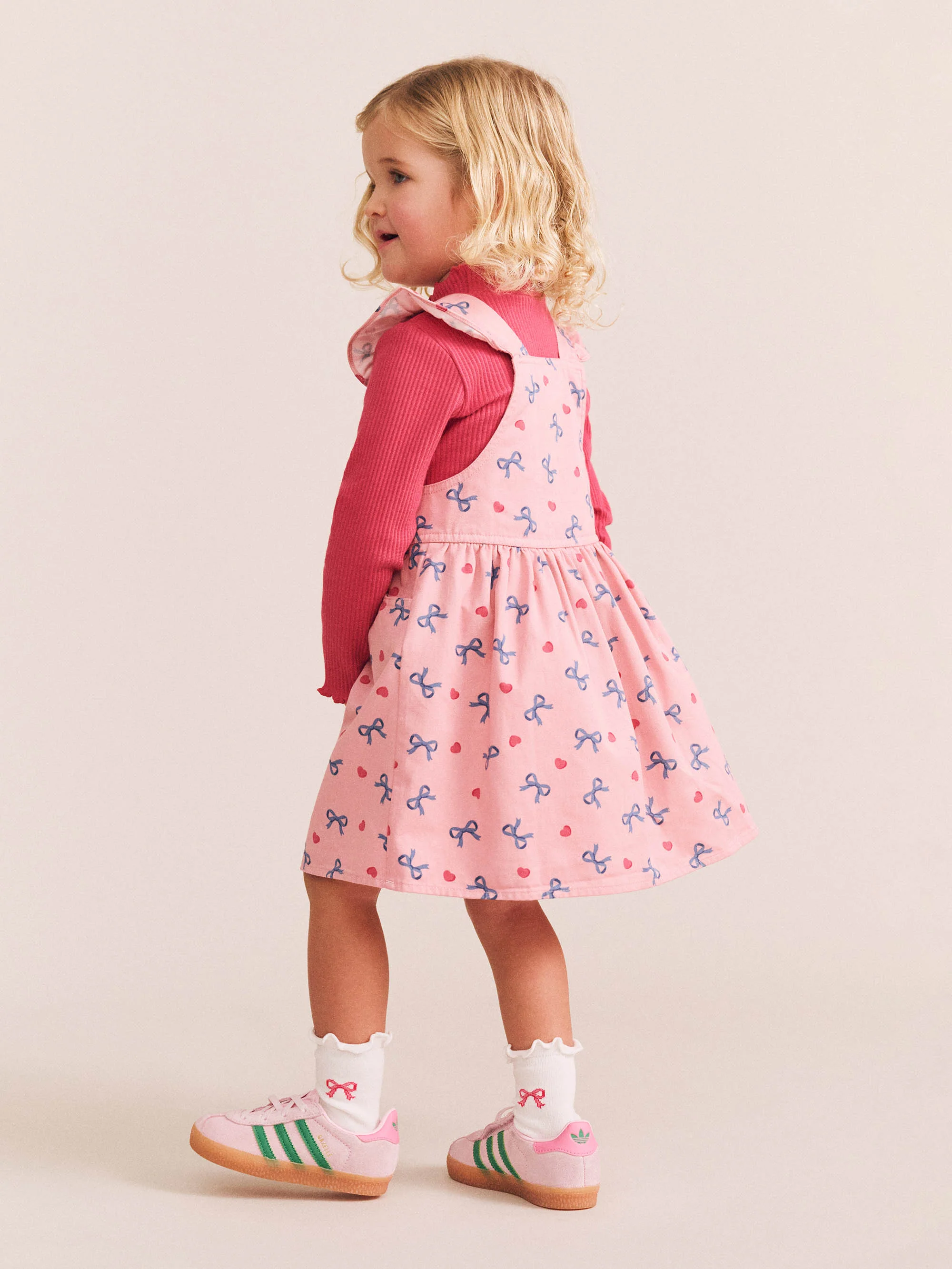 Hearts And Bows Frill Overalls - Image 4