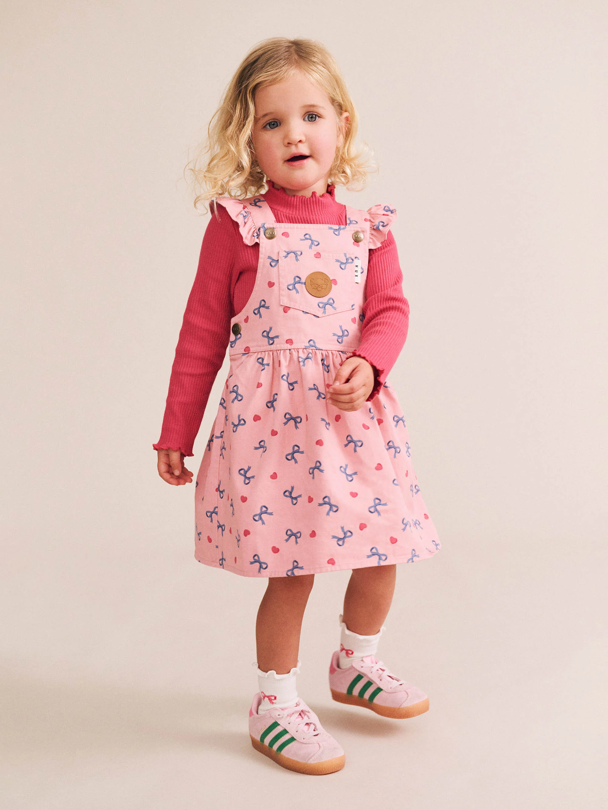 Hearts And Bows Frill Overalls - Image 5
