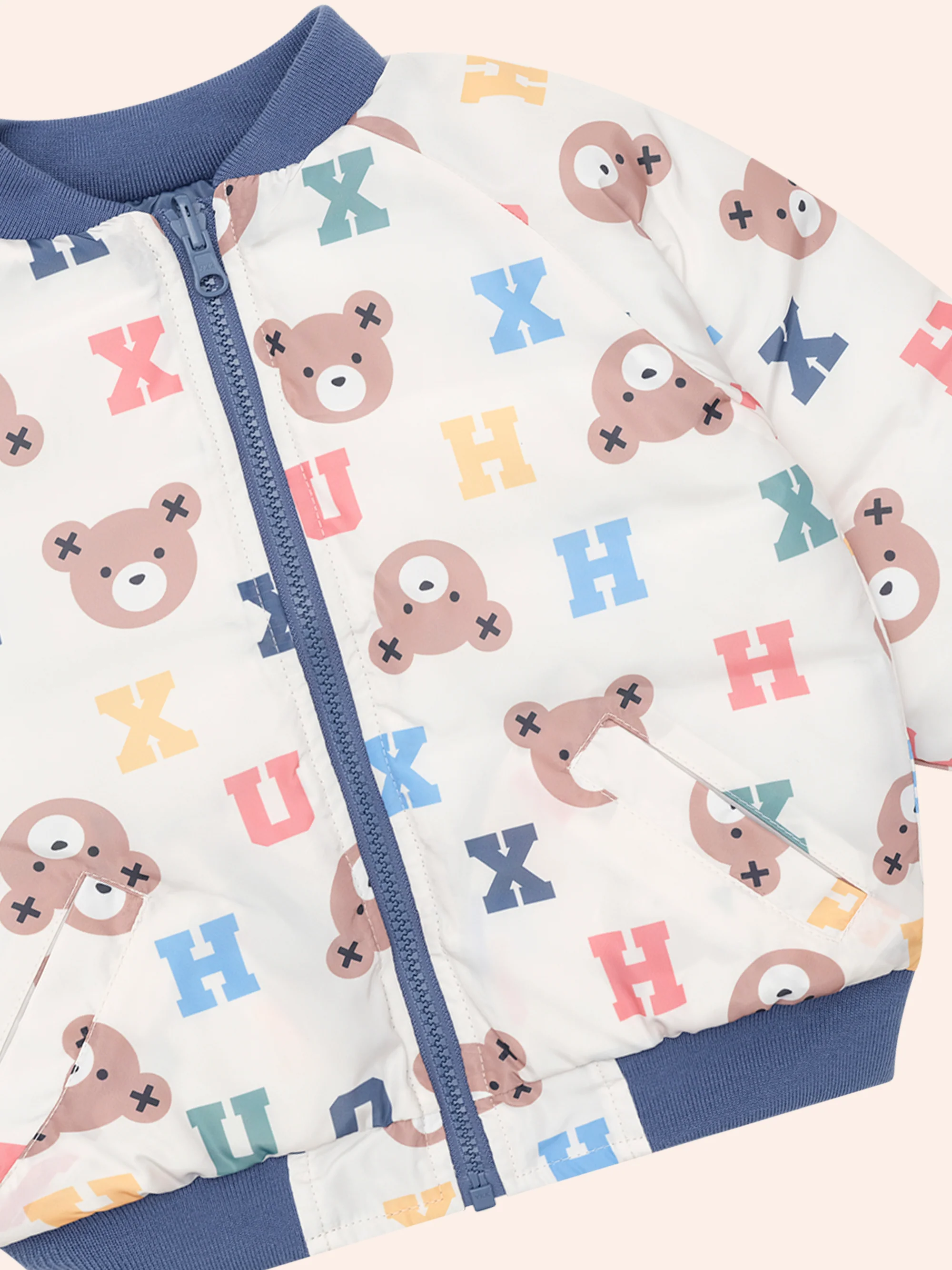 Huxbaby Hux Alphabet Reversible Bomber - Image 4