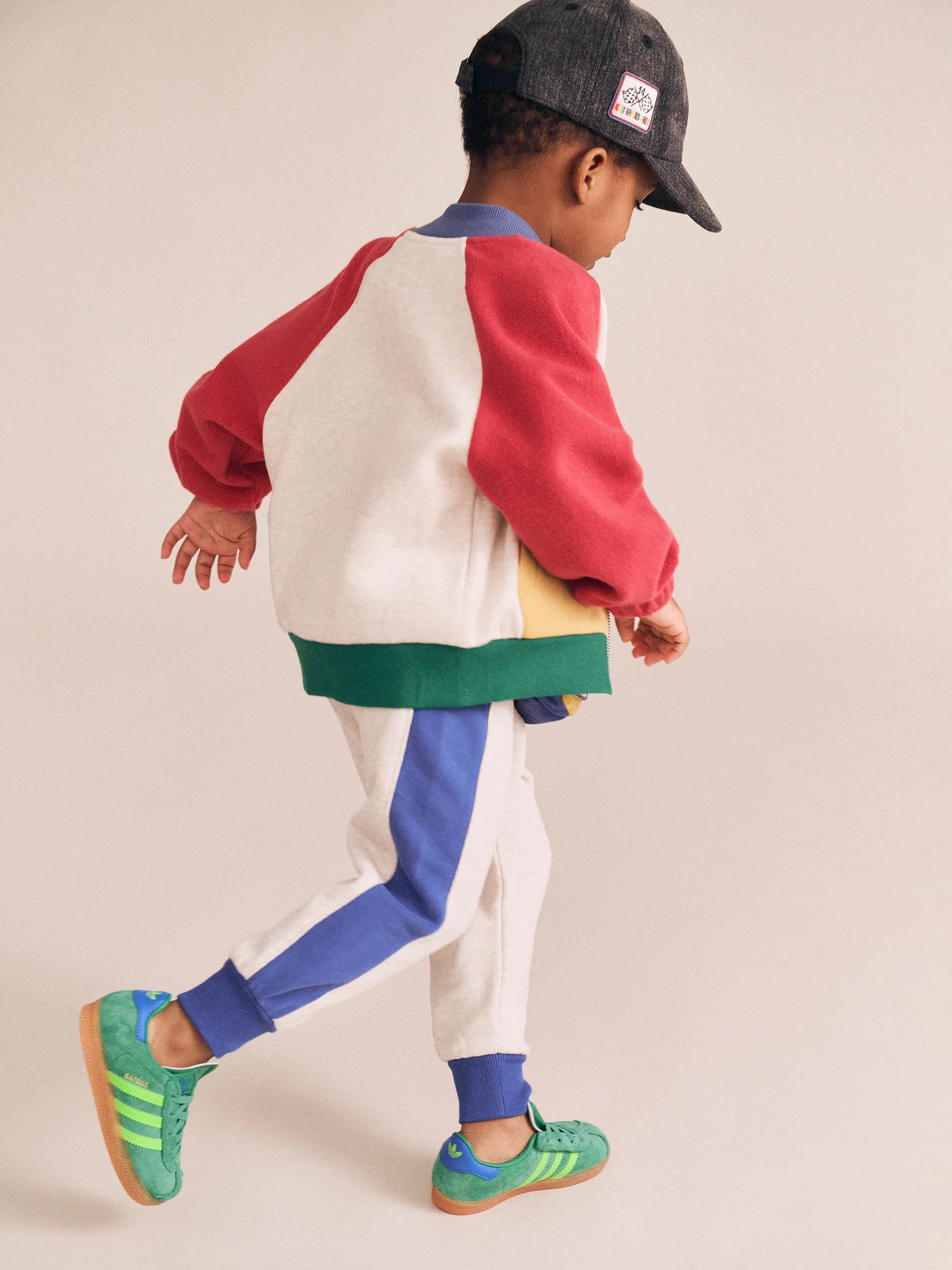 Hux Colour Block Zip Sweat - Image 4