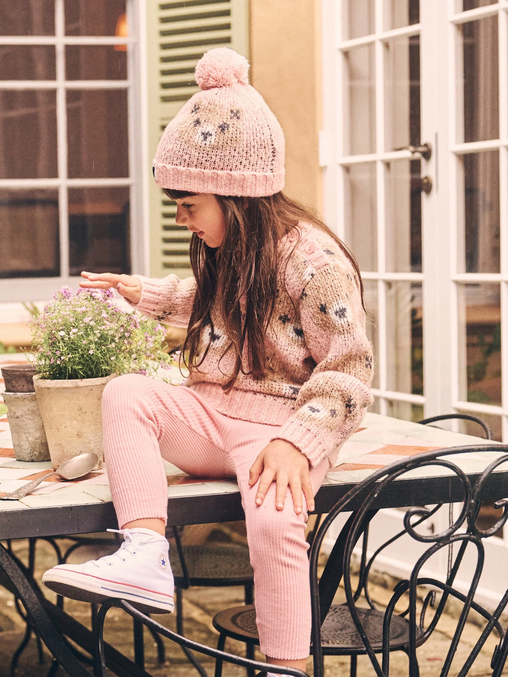 Huxbear Knit Beanie - Rosebud - Image 5