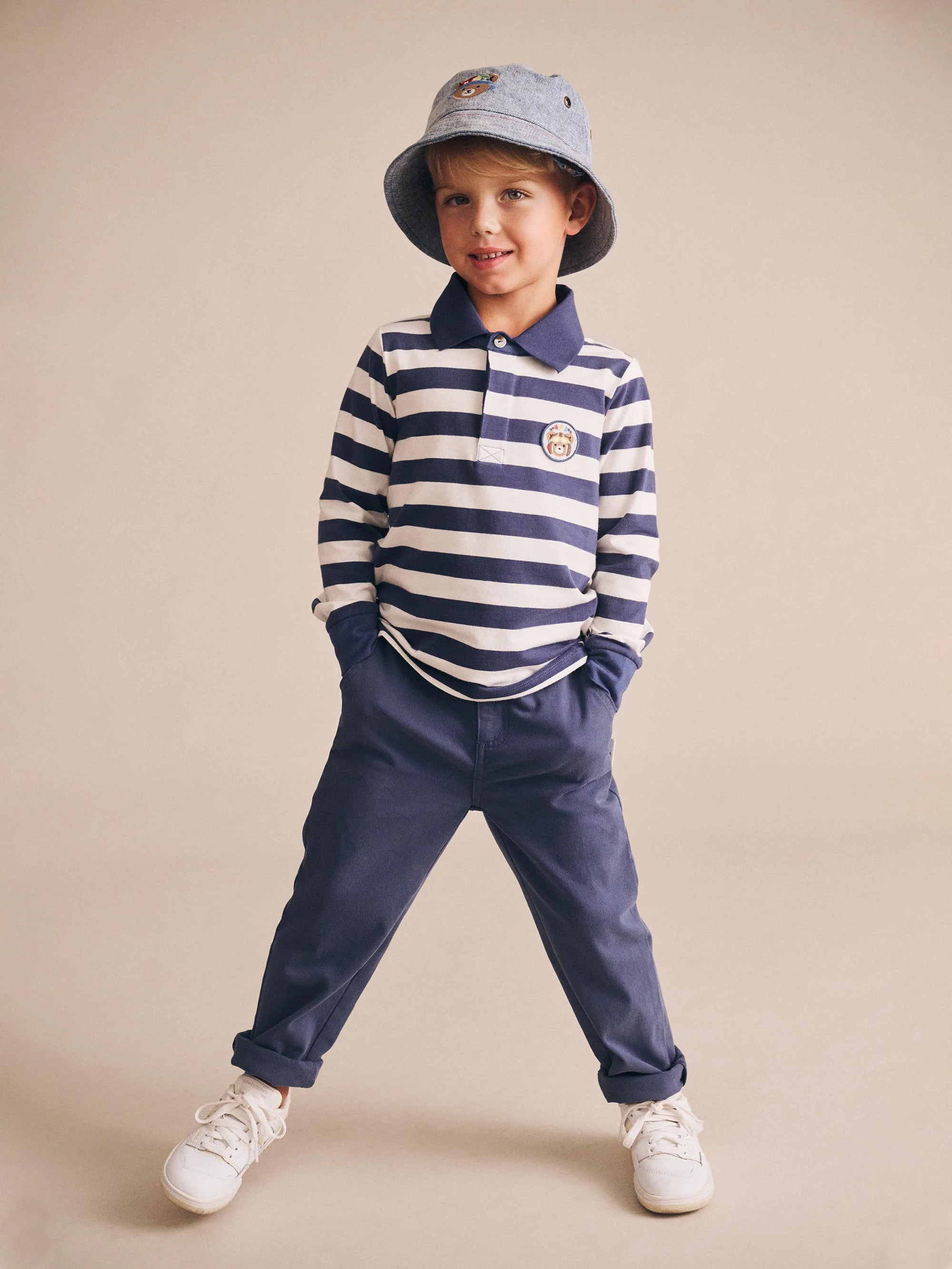 Huxbaby In the Navy Huxbear Chino Pants - Image 4