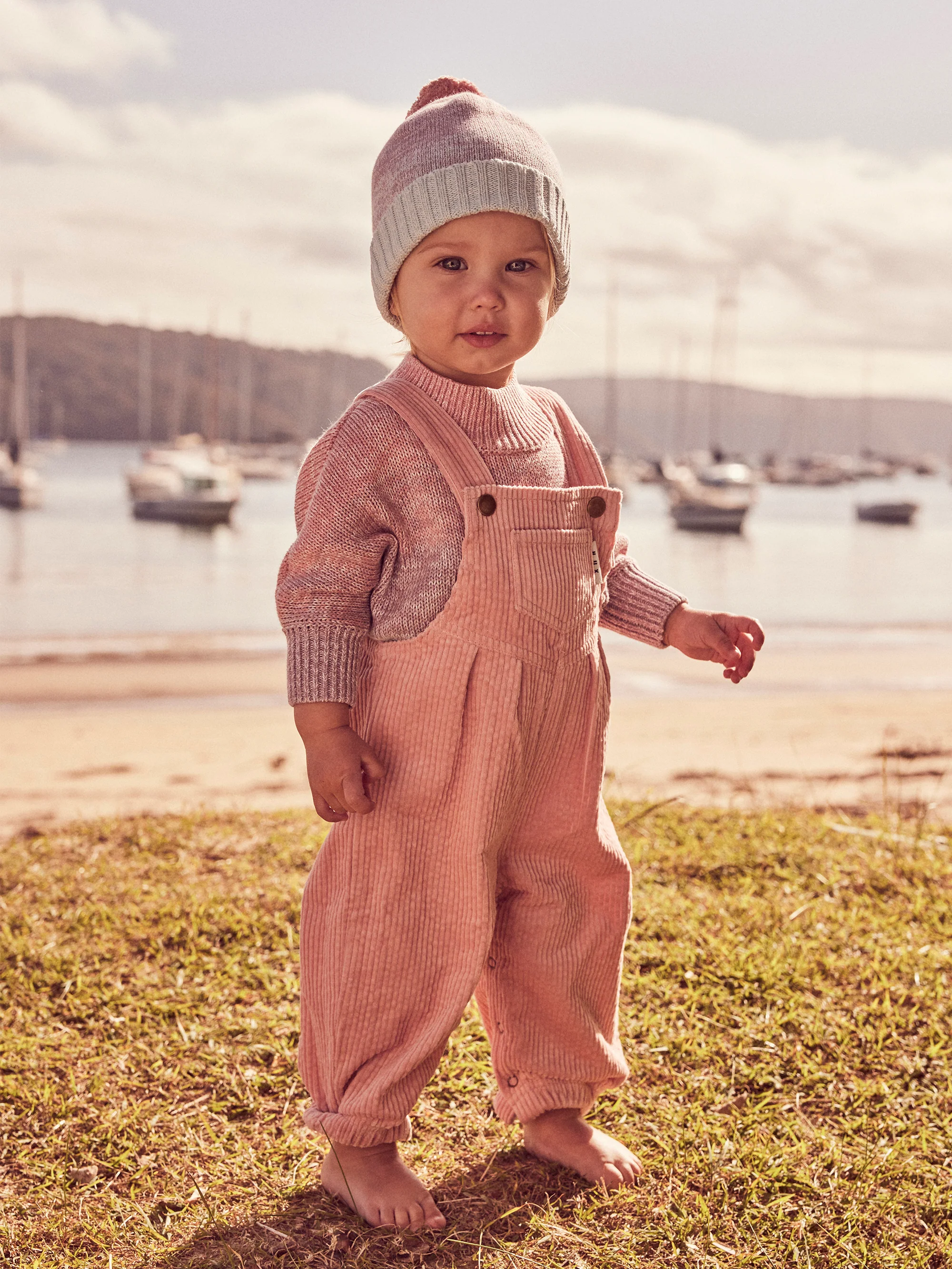 Huxbaby Jewel Knit Beanie - Rainbow Stripe - Image 5