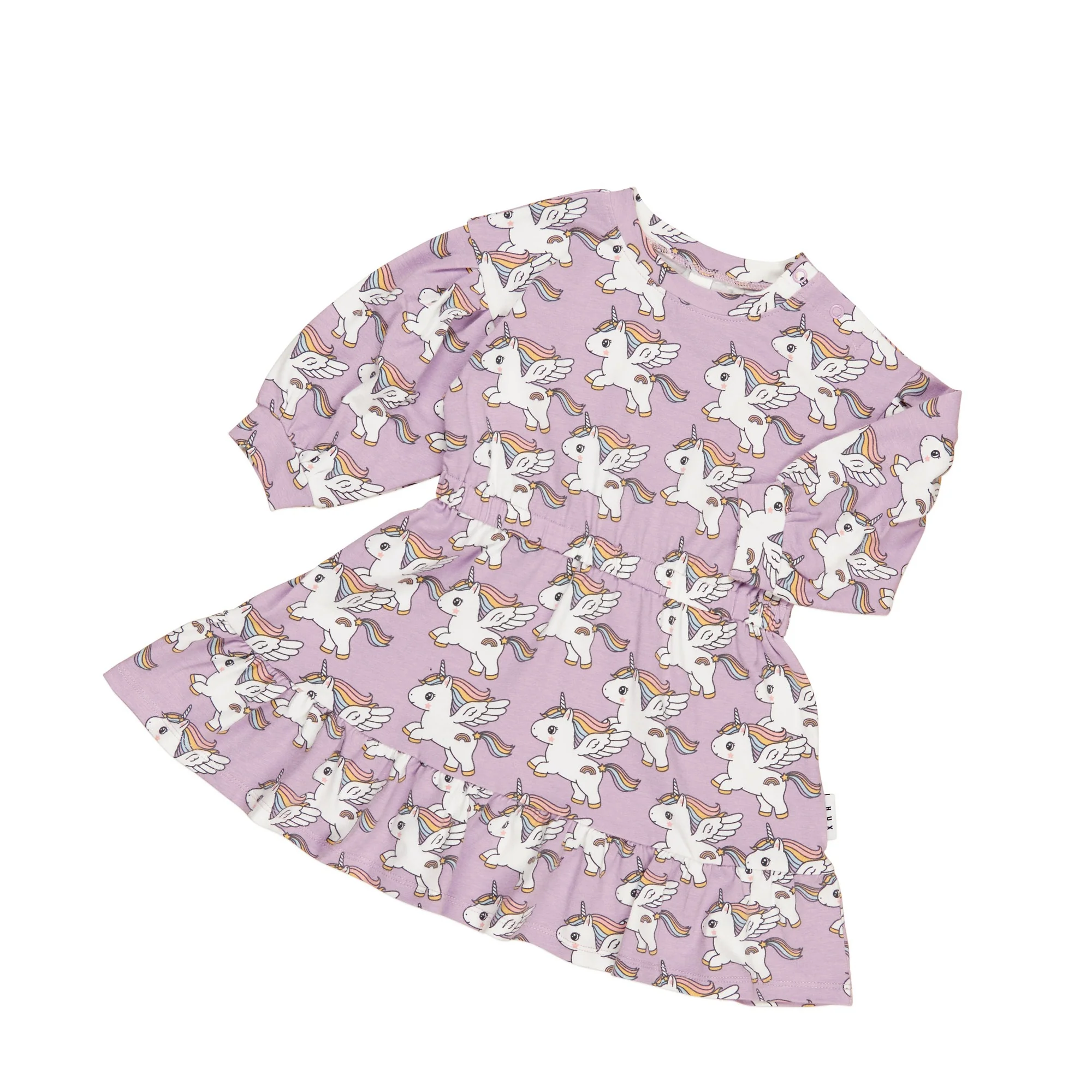 Magical Unicorn Drop Shoulder Dress - Orchid - Image 4