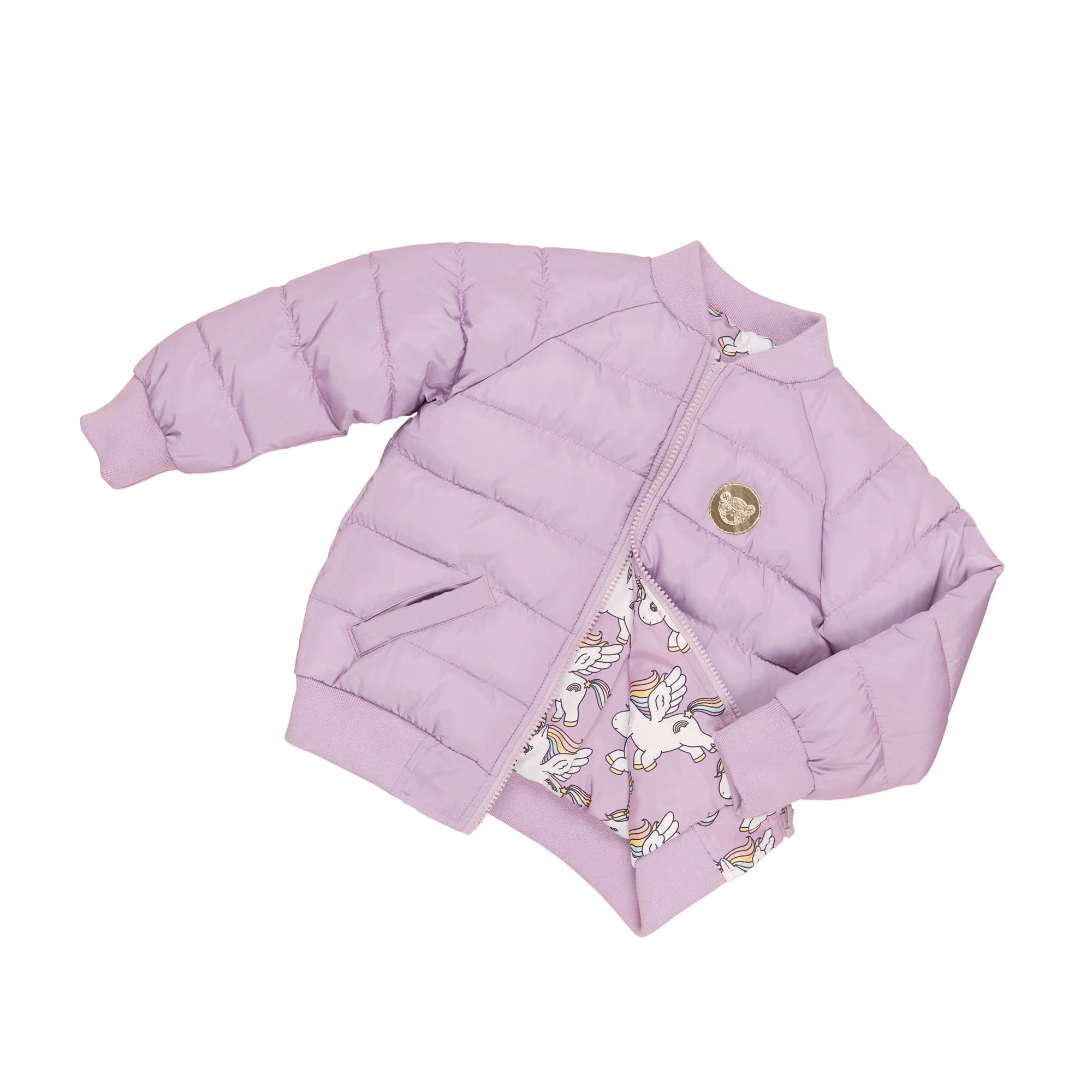 Magical Unicorn Reversible Bomber - Orchid - Image 4