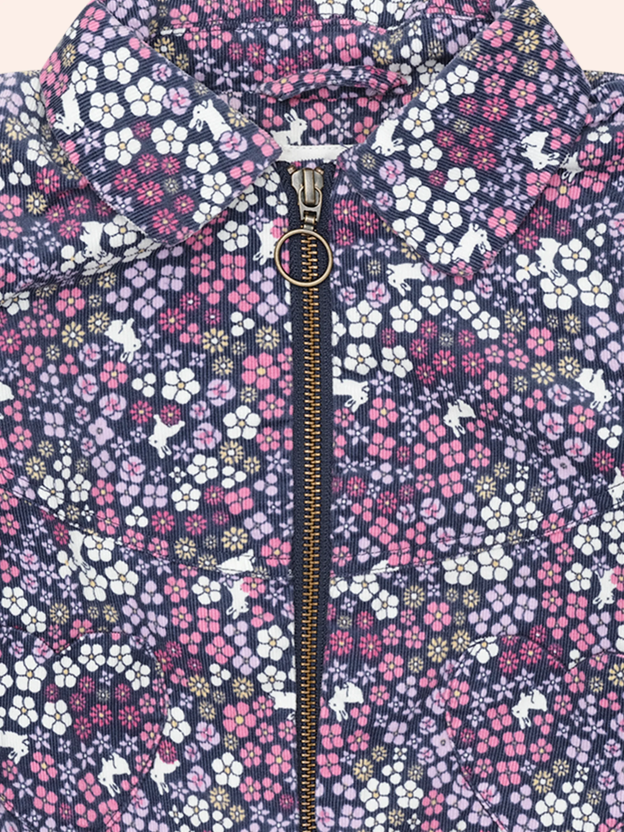 Huxbaby Midnight Flower Garden Cord Jacket - Image 6