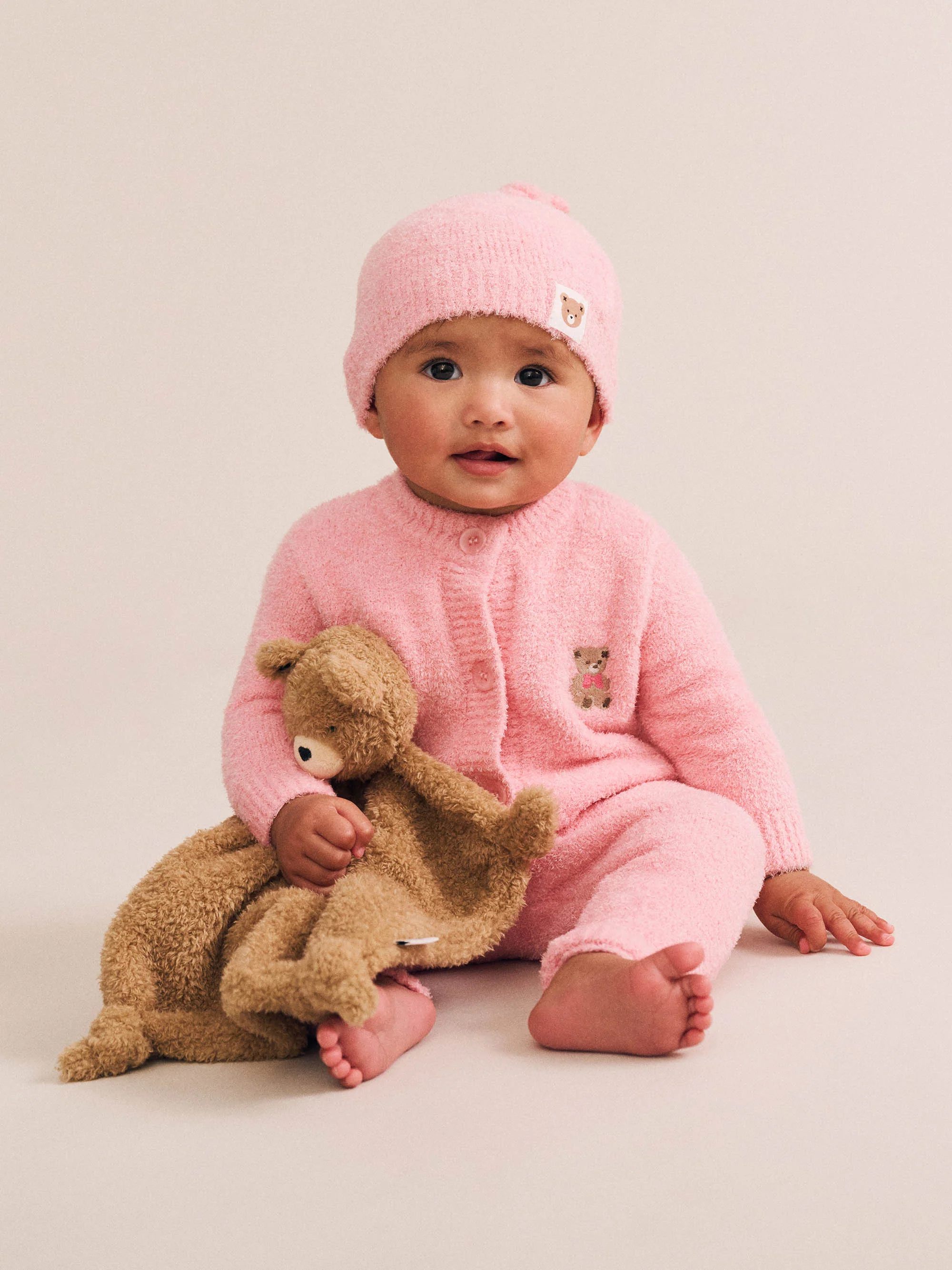 My First Hux Apricot 4Pc Boucle Newborn Set - Image 4