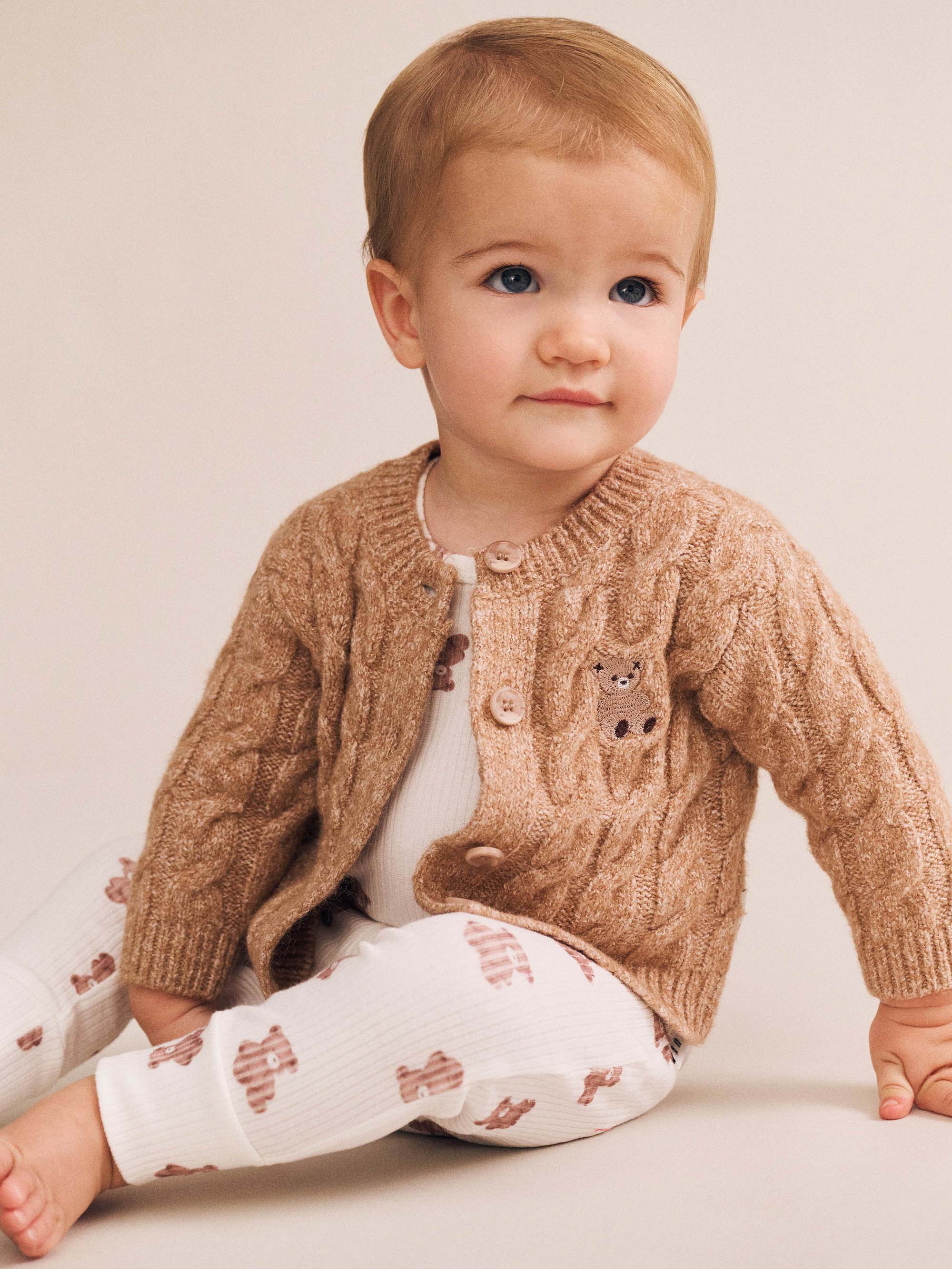 My First Hux Newborn Knit Cardi - Image 4