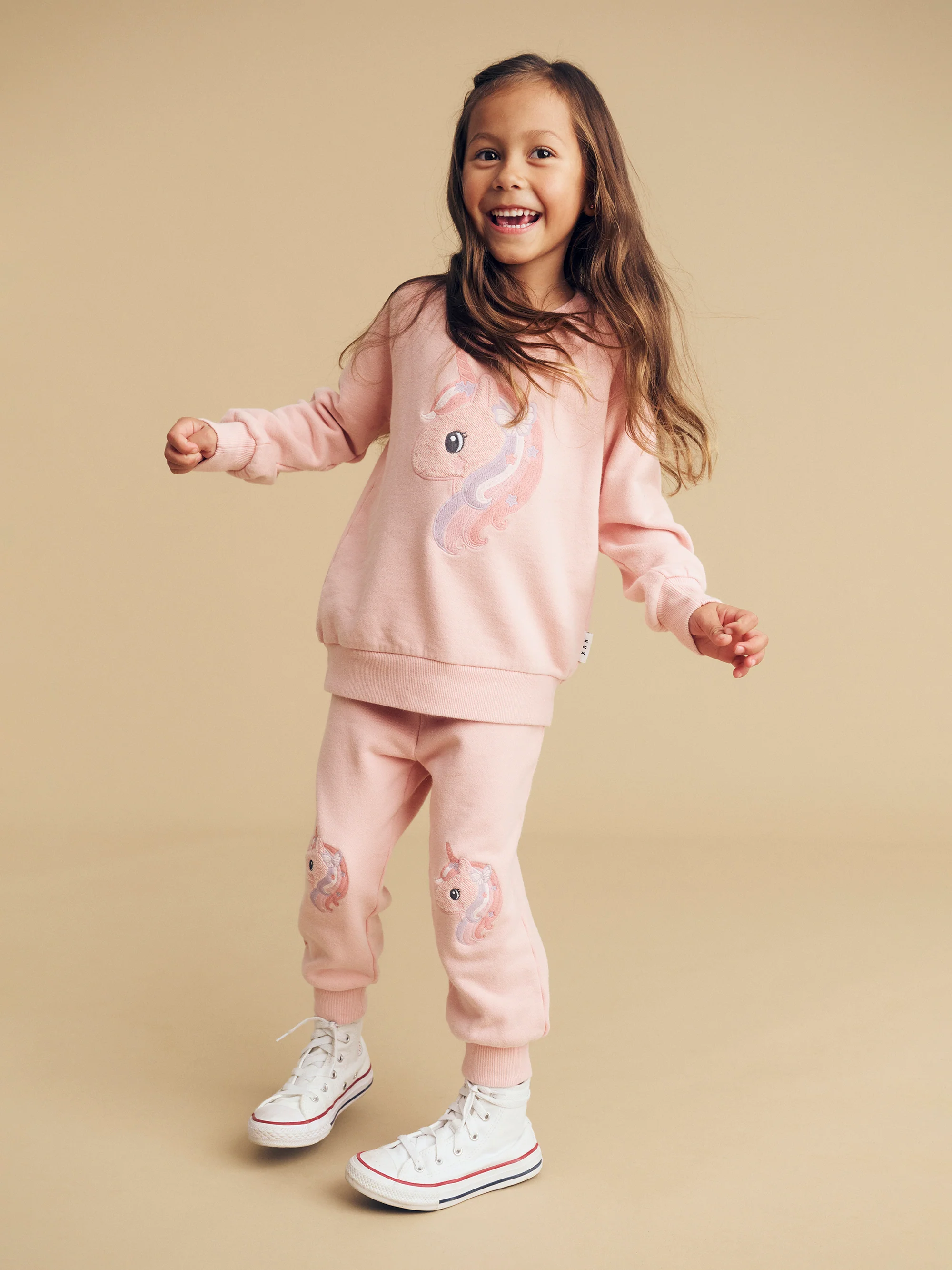Mystic Unicorn Retro Track Pant - Washed Rosebud - Image 2