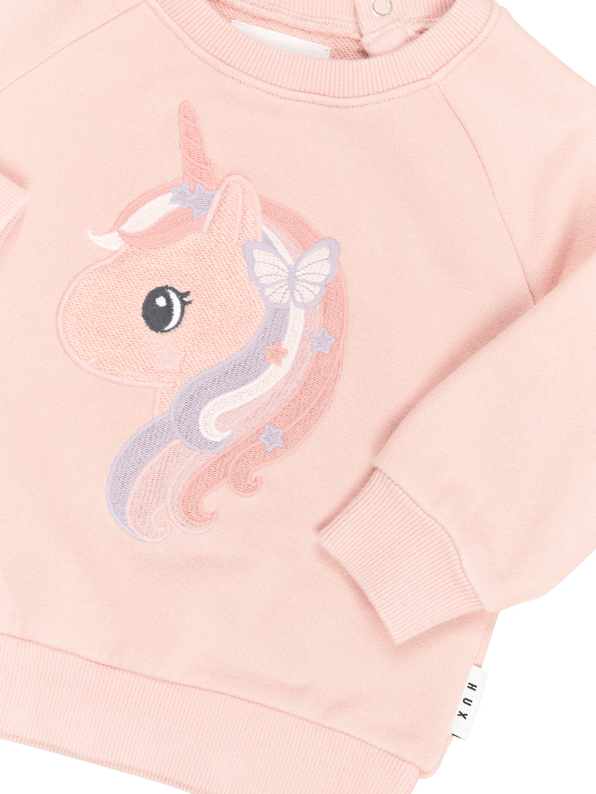 Mystic Unicorn Sweatshirt - Washed Rosebud - Image 3