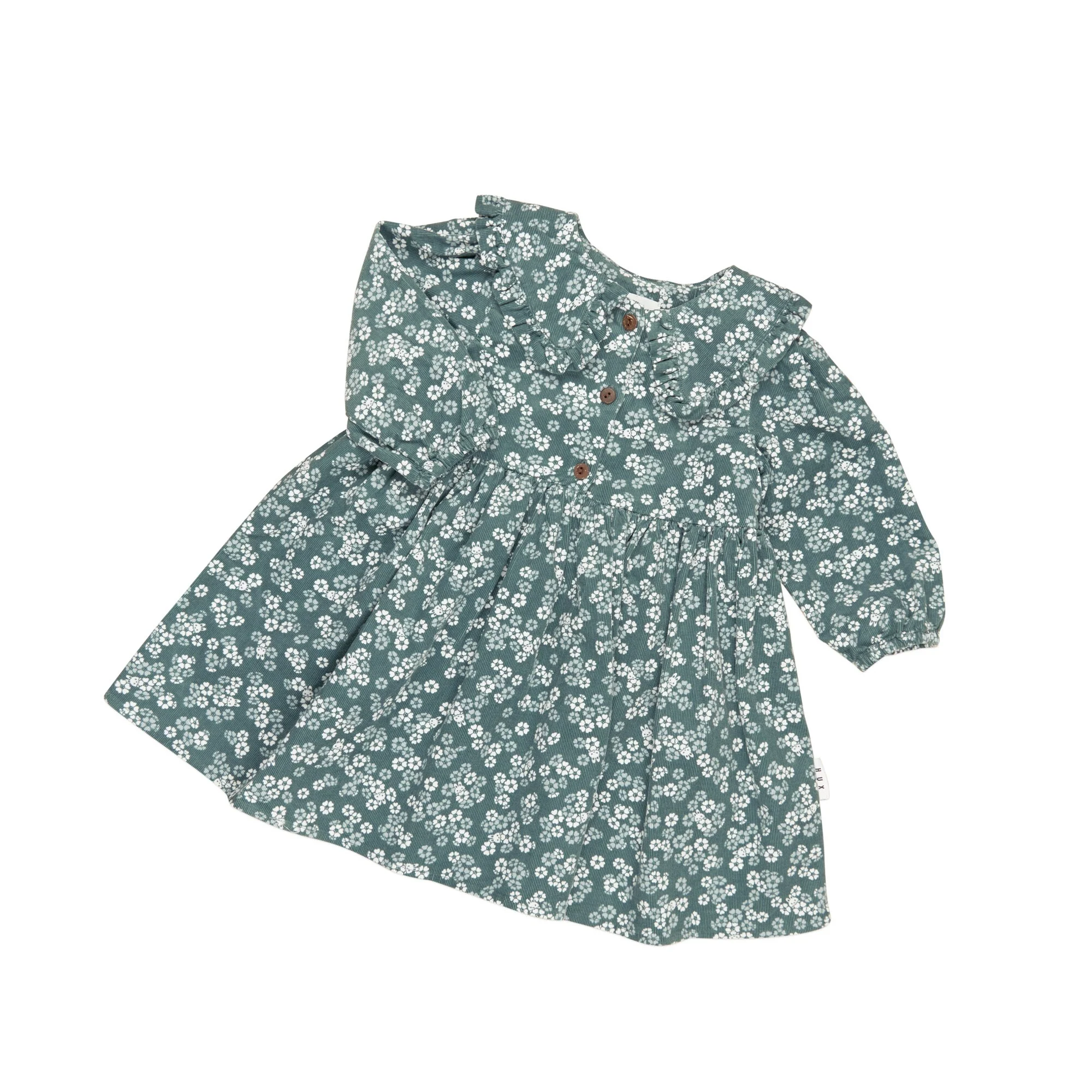 Peek A Boo Bunny Collar Dress - Spruce - Image 4