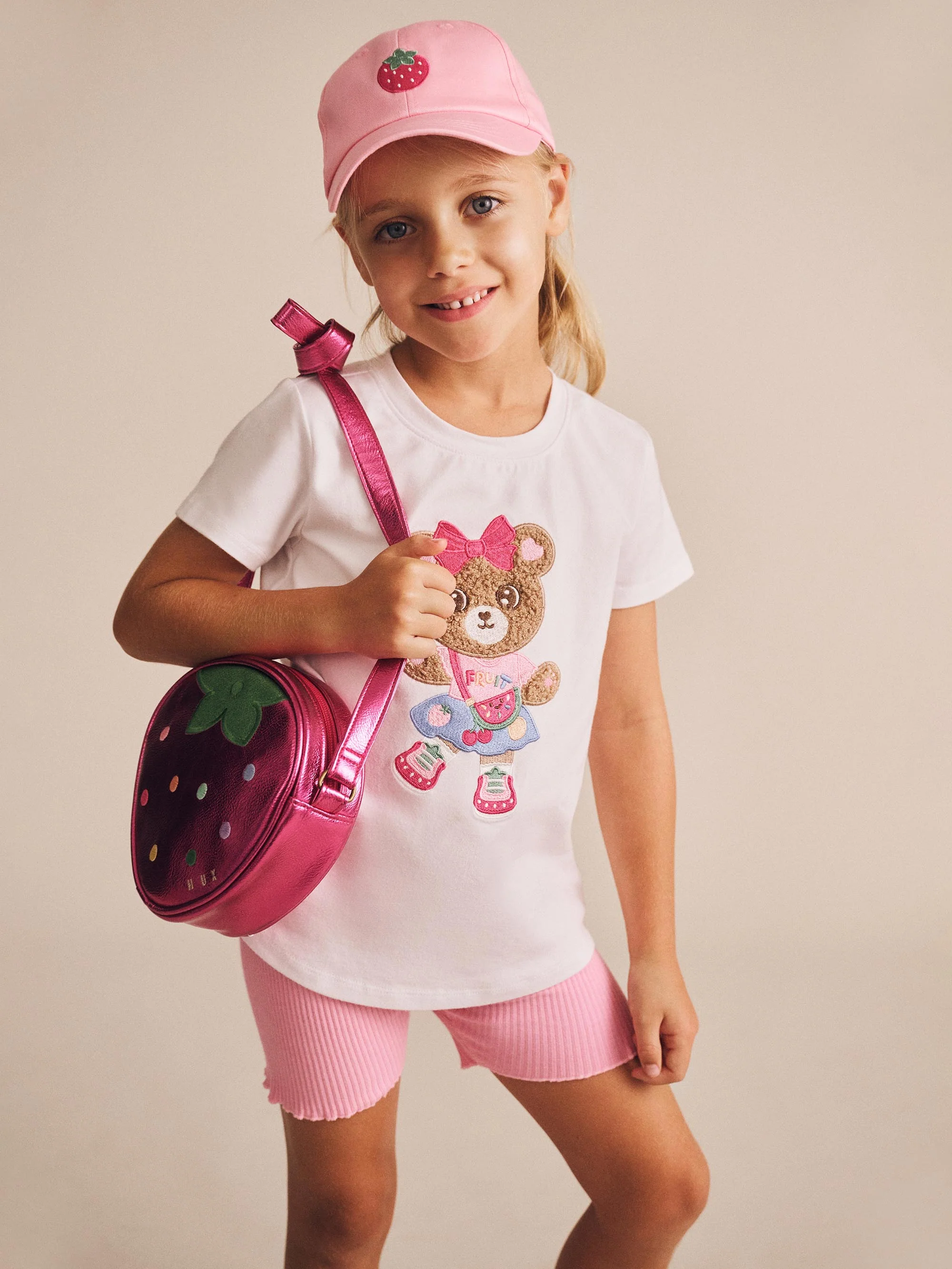 Pink Rib Bike Shortie - Image 2