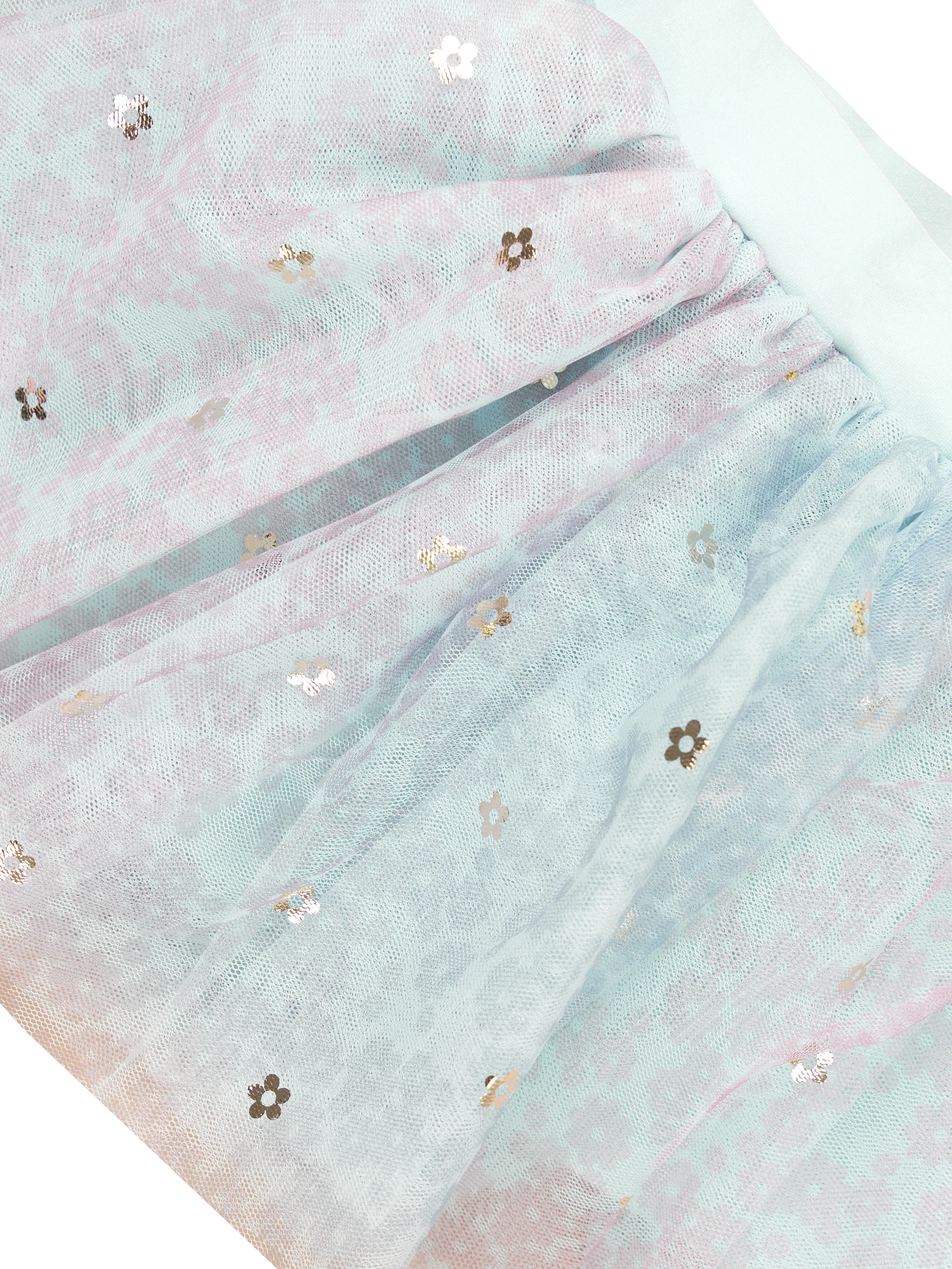 Huxbaby Rainbow Flower Tulle Skirt - Multi - Image 3