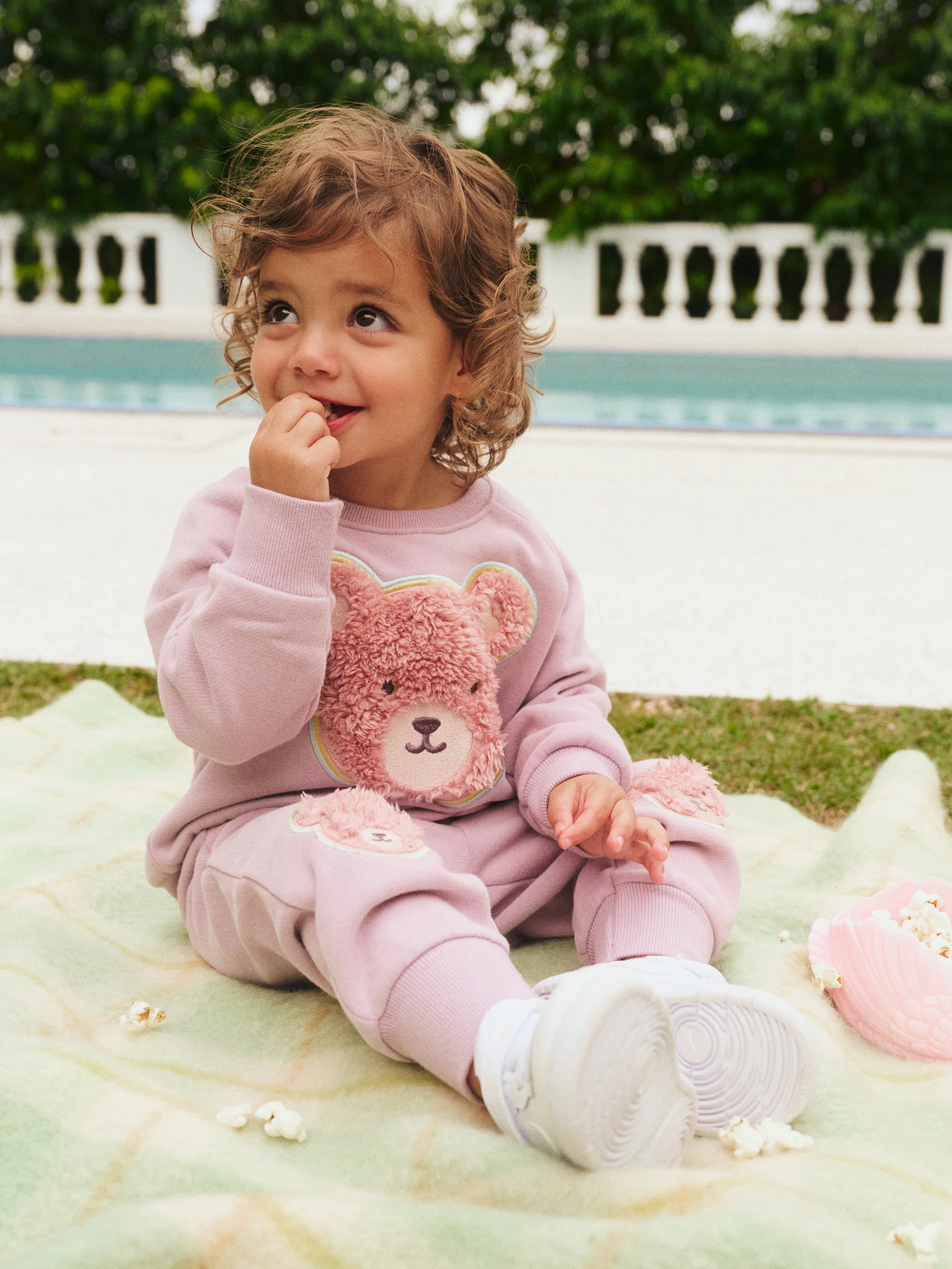 Huxbaby Rainbow Fur Bear Retro Track Pant - Image 5