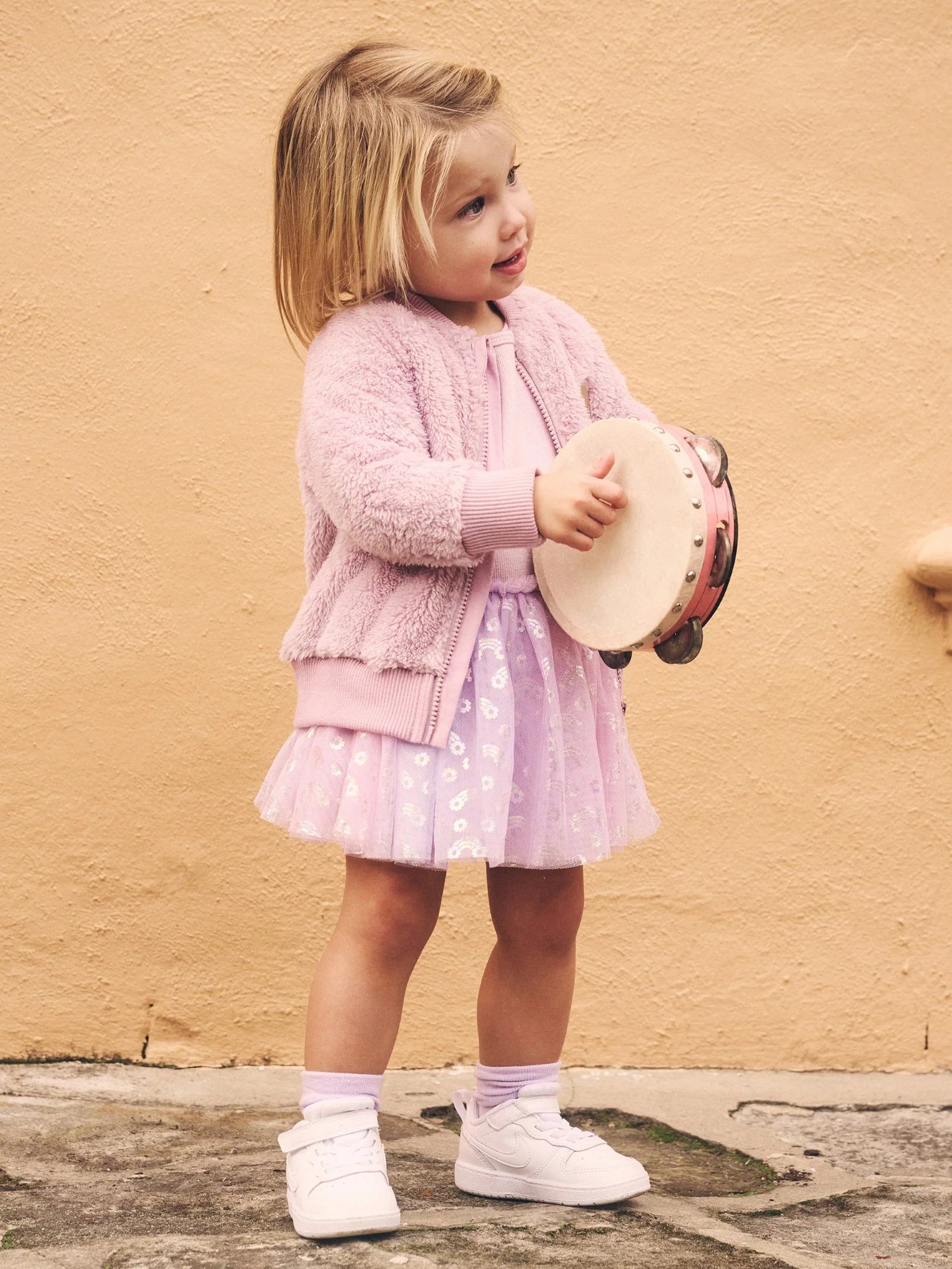 Rainbow Rib Ballet Dress - Bright Orchid - Image 6