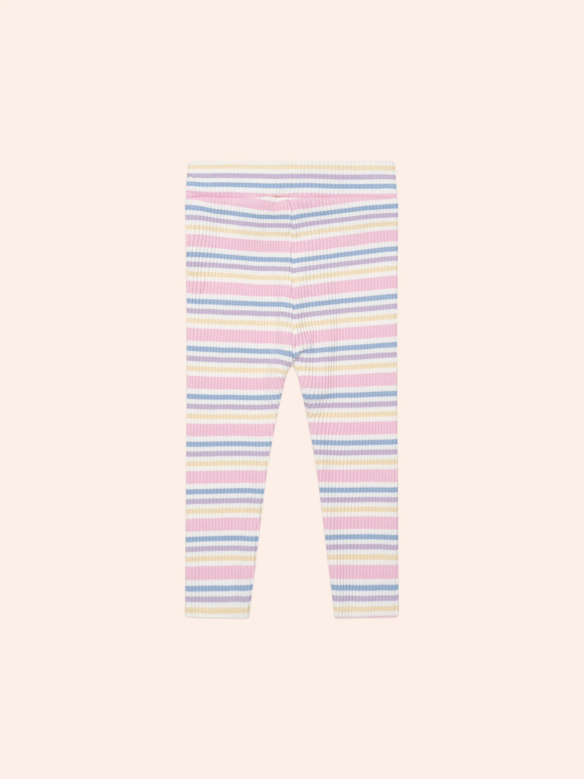 Huxbaby Rainbow Stripe Rib Legging - Image 5